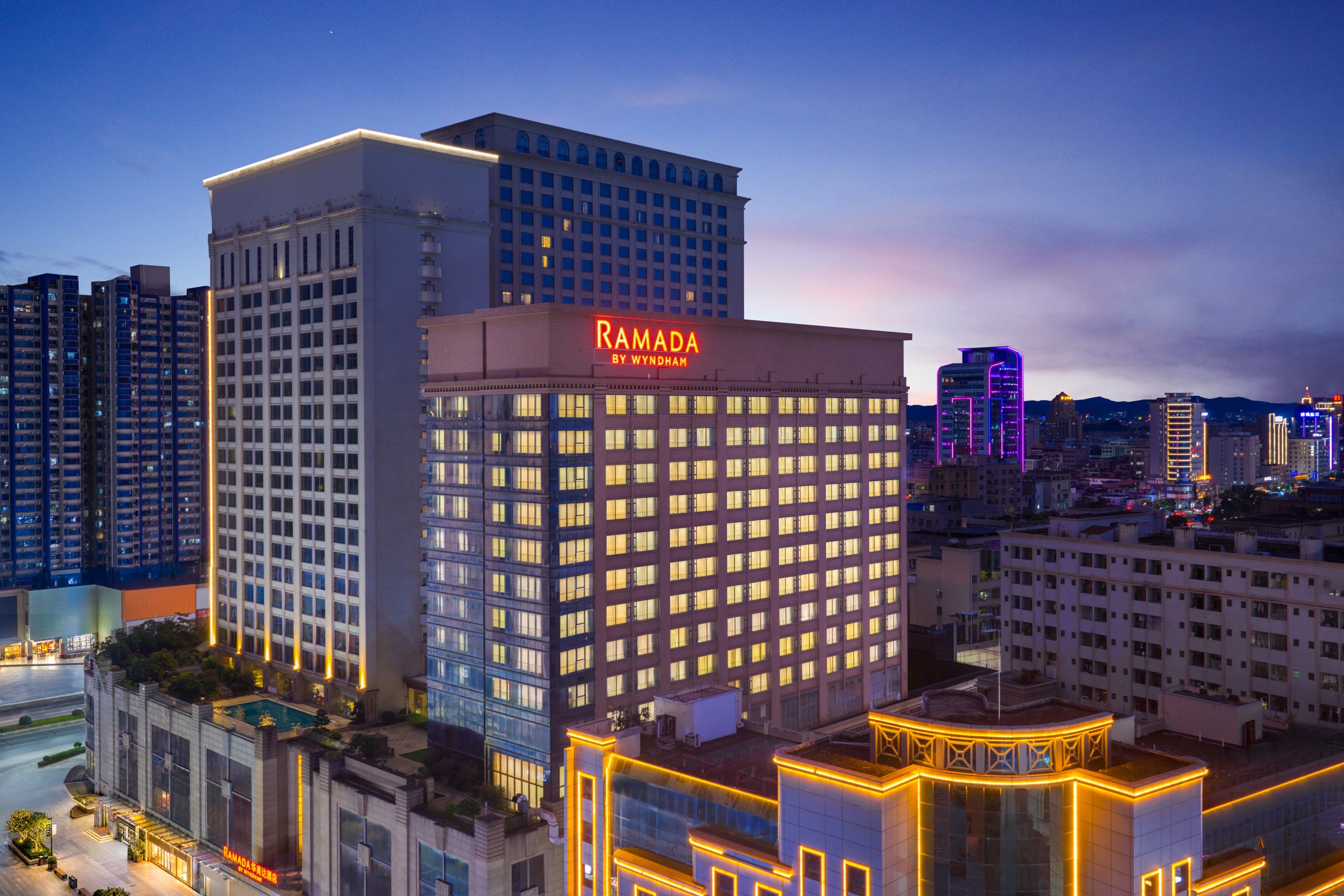 Exterior of Ramada by Wyndham Dongguan Changping hotel in Dongguan, Other than US/Canada
