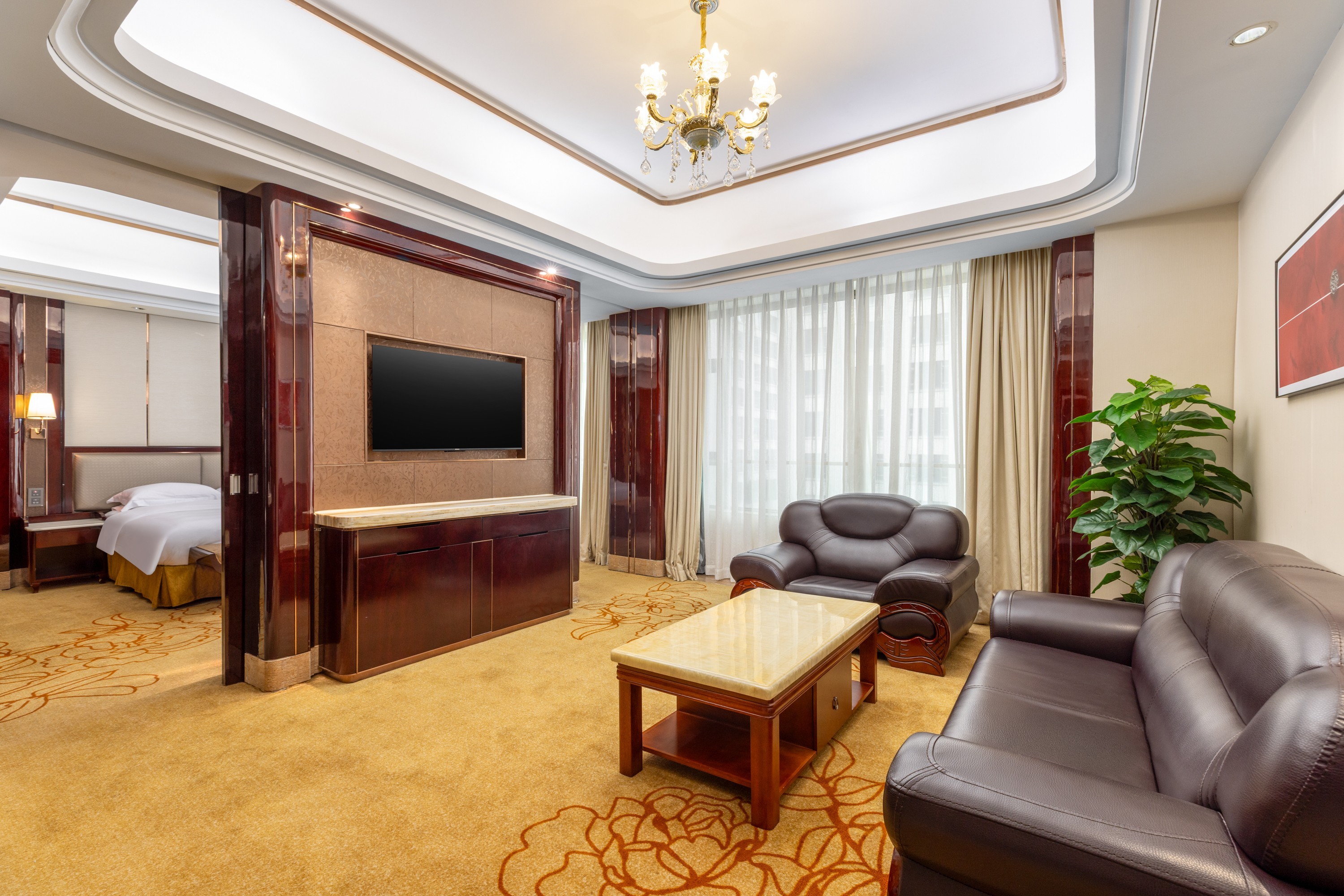 Guest room at the Ramada by Wyndham Dongguan Changping in Dongguan, Other than US/Canada