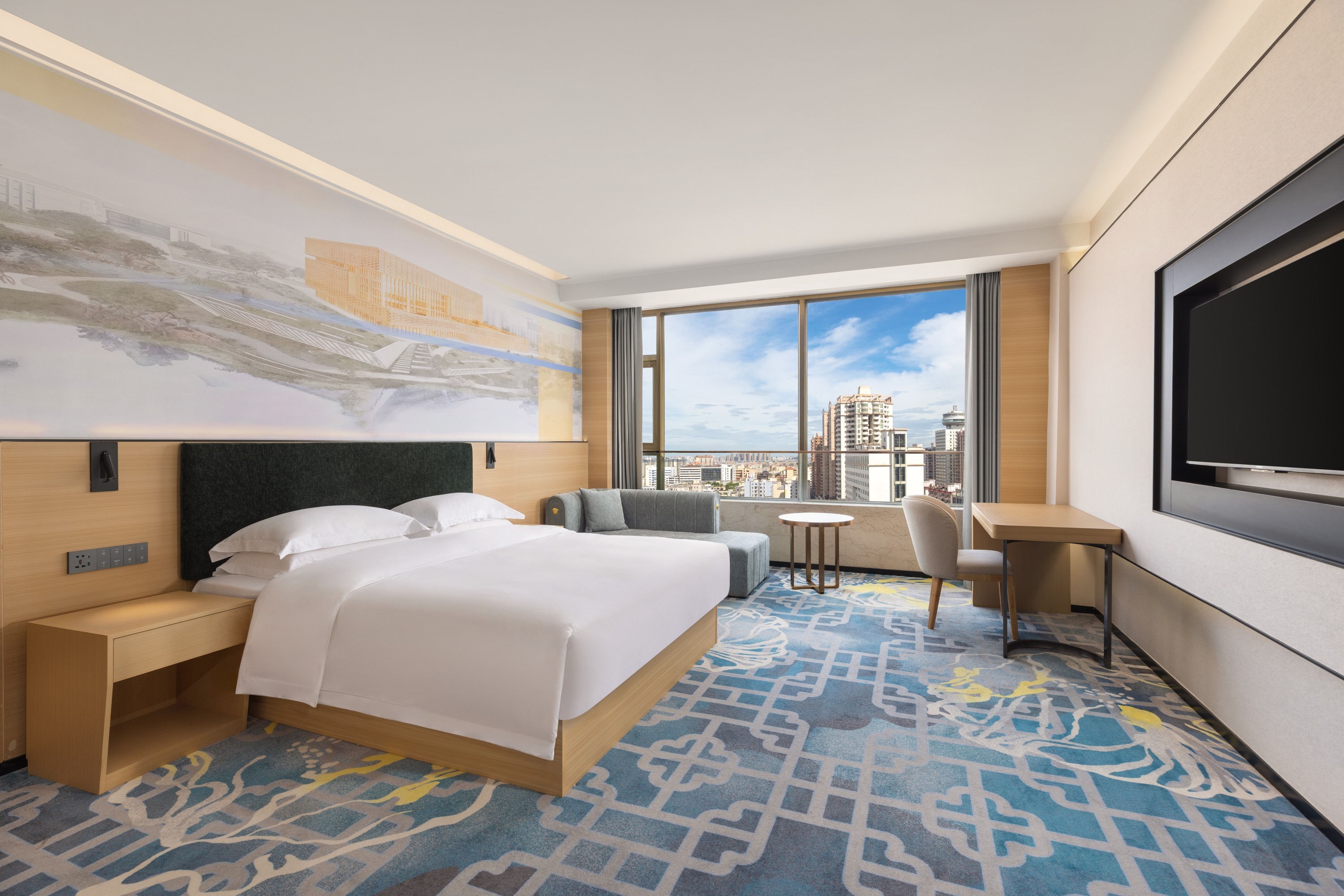 Guest room at the Ramada by Wyndham Dongguan Changping in Dongguan, Other than US/Canada