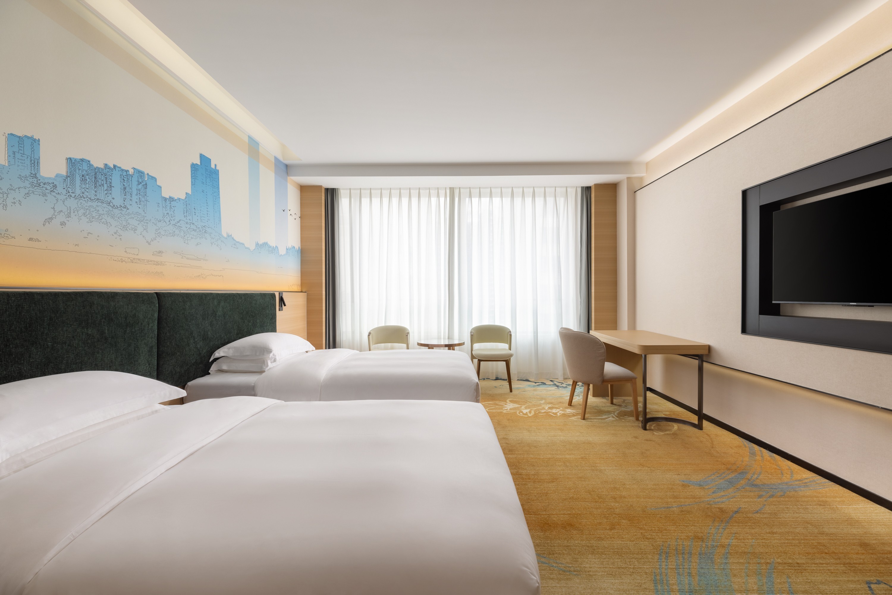 Guest room at the Ramada by Wyndham Dongguan Changping in Dongguan, Other than US/Canada