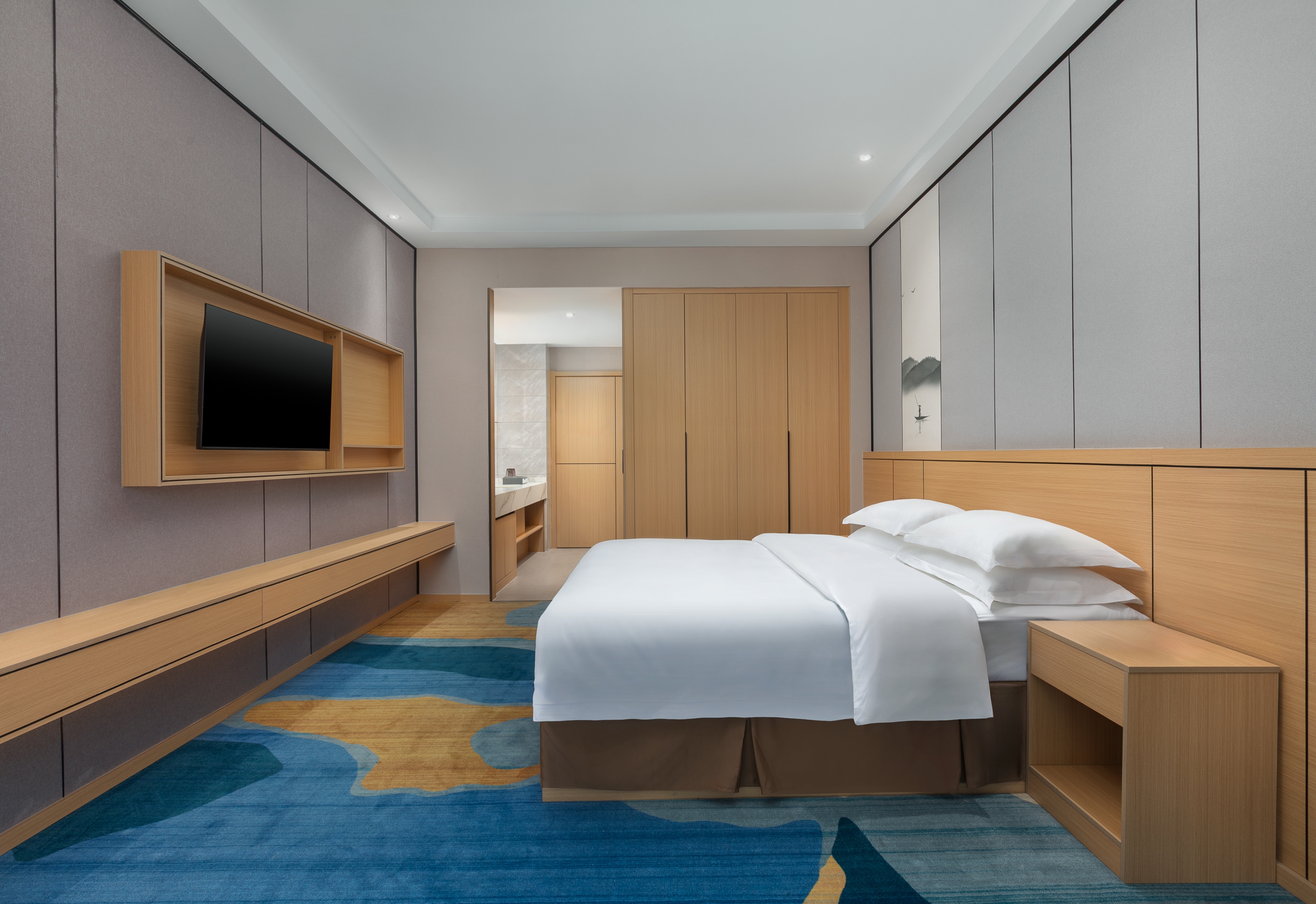 Guest room at the Ramada Encore by Wyndham Enshi Huaxi Valley in Enshi City, Other than US/Canada