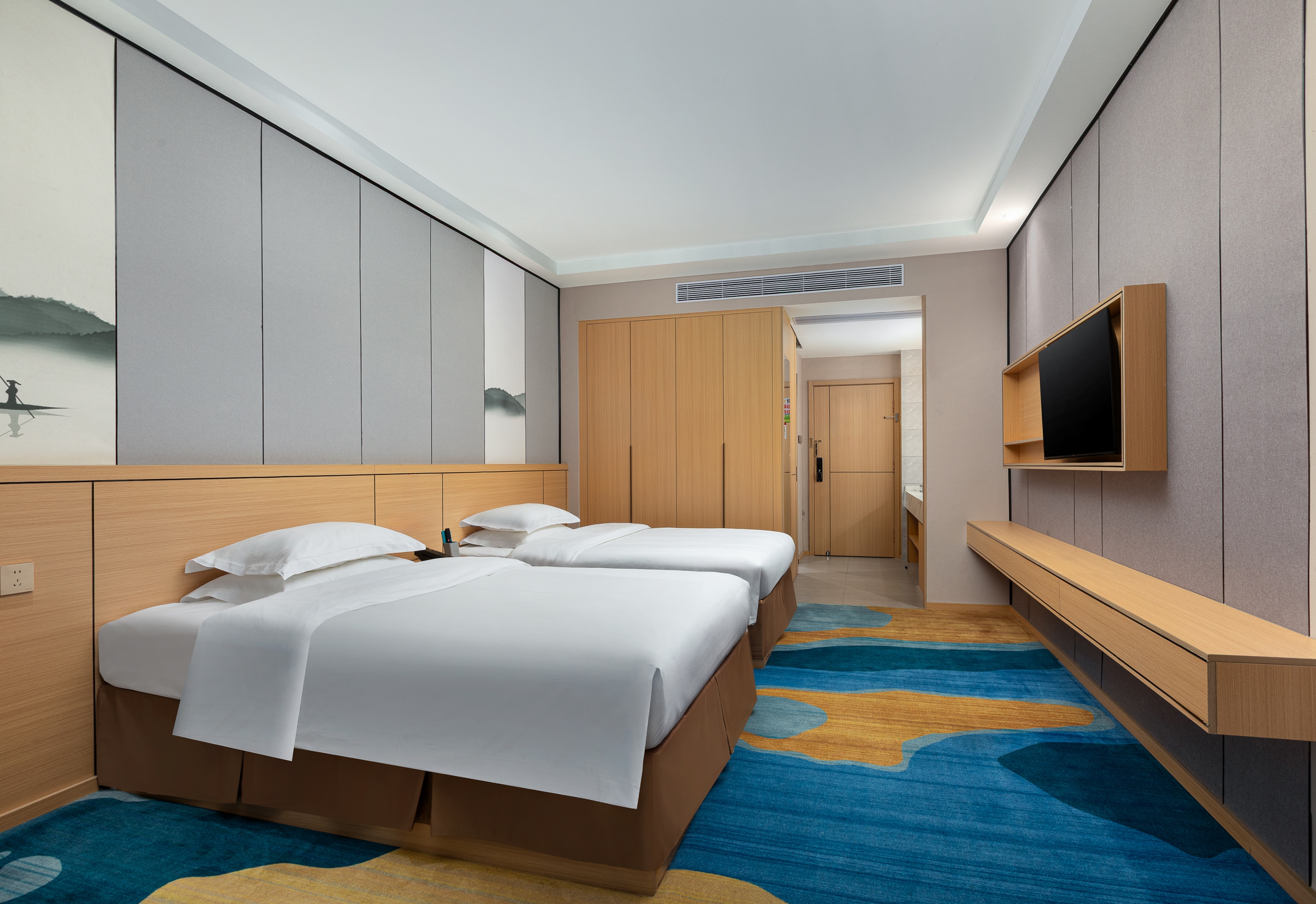 Guest room at the Ramada Encore by Wyndham Enshi Huaxi Valley in Enshi City, Other than US/Canada