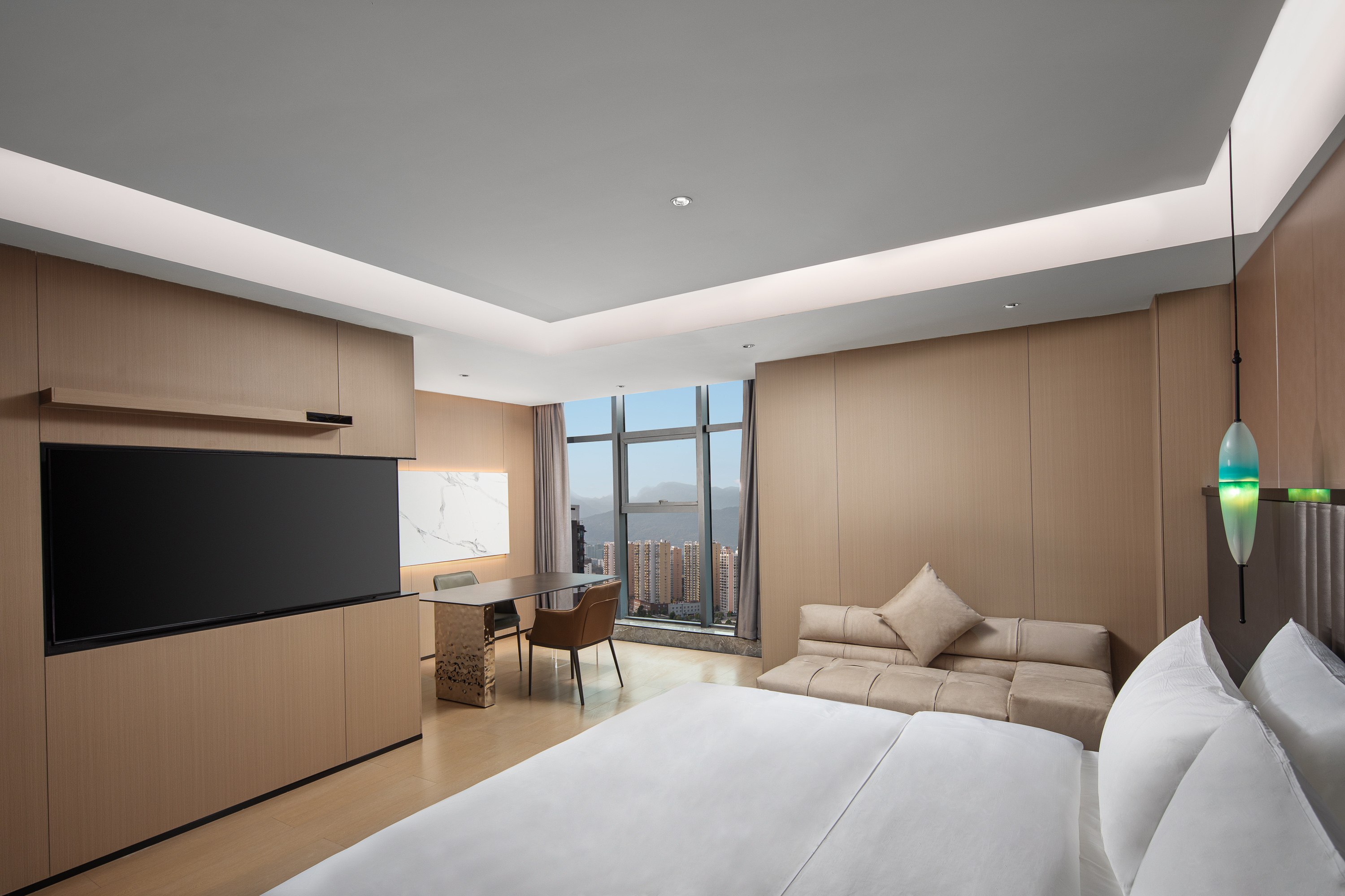 Guest room at the Ramada Encore by Wyndham Enshi in Enshi, Other than US/Canada