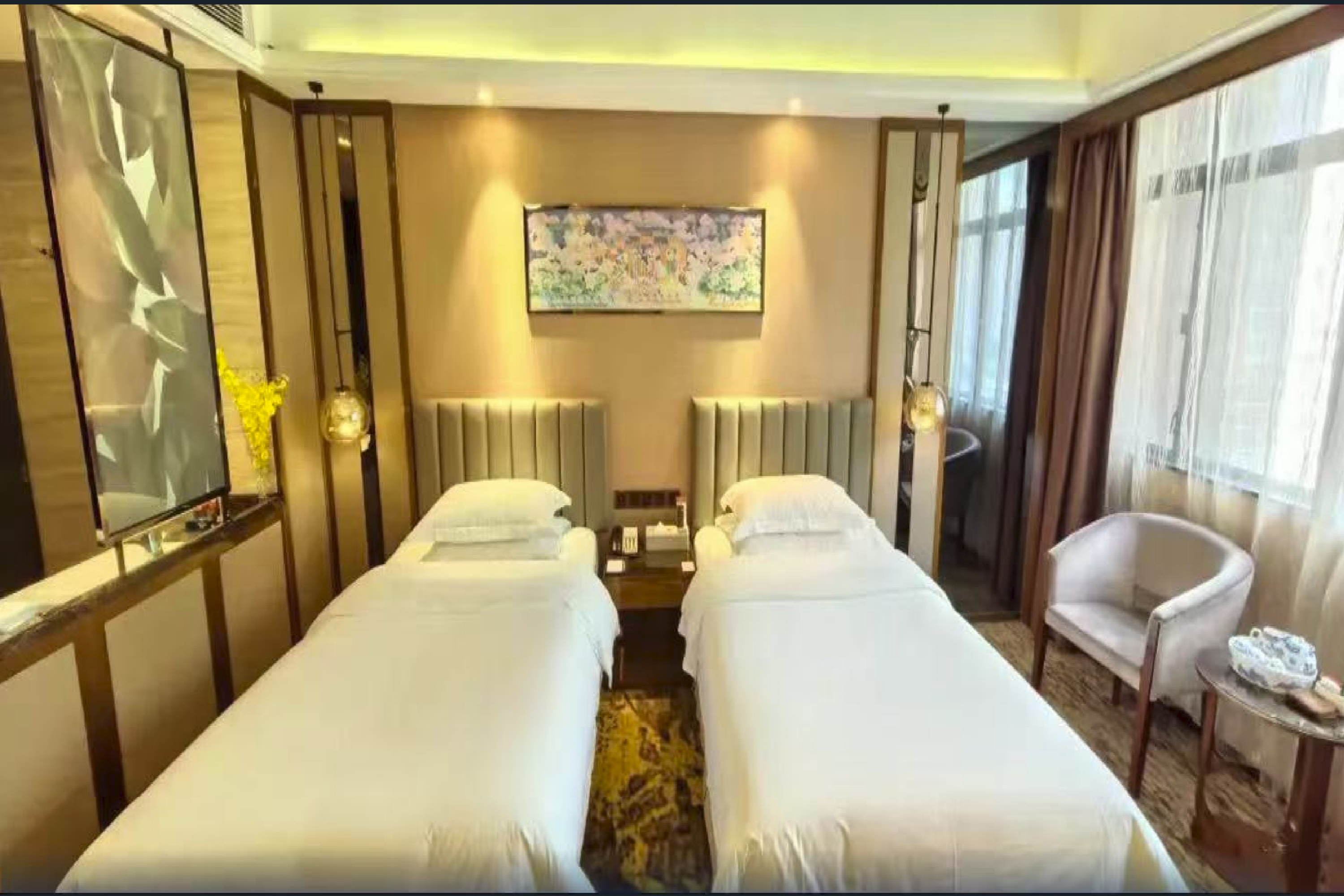 Guest room at the Ramada by Wyndham Foshan in Foshan, Other than US/Canada