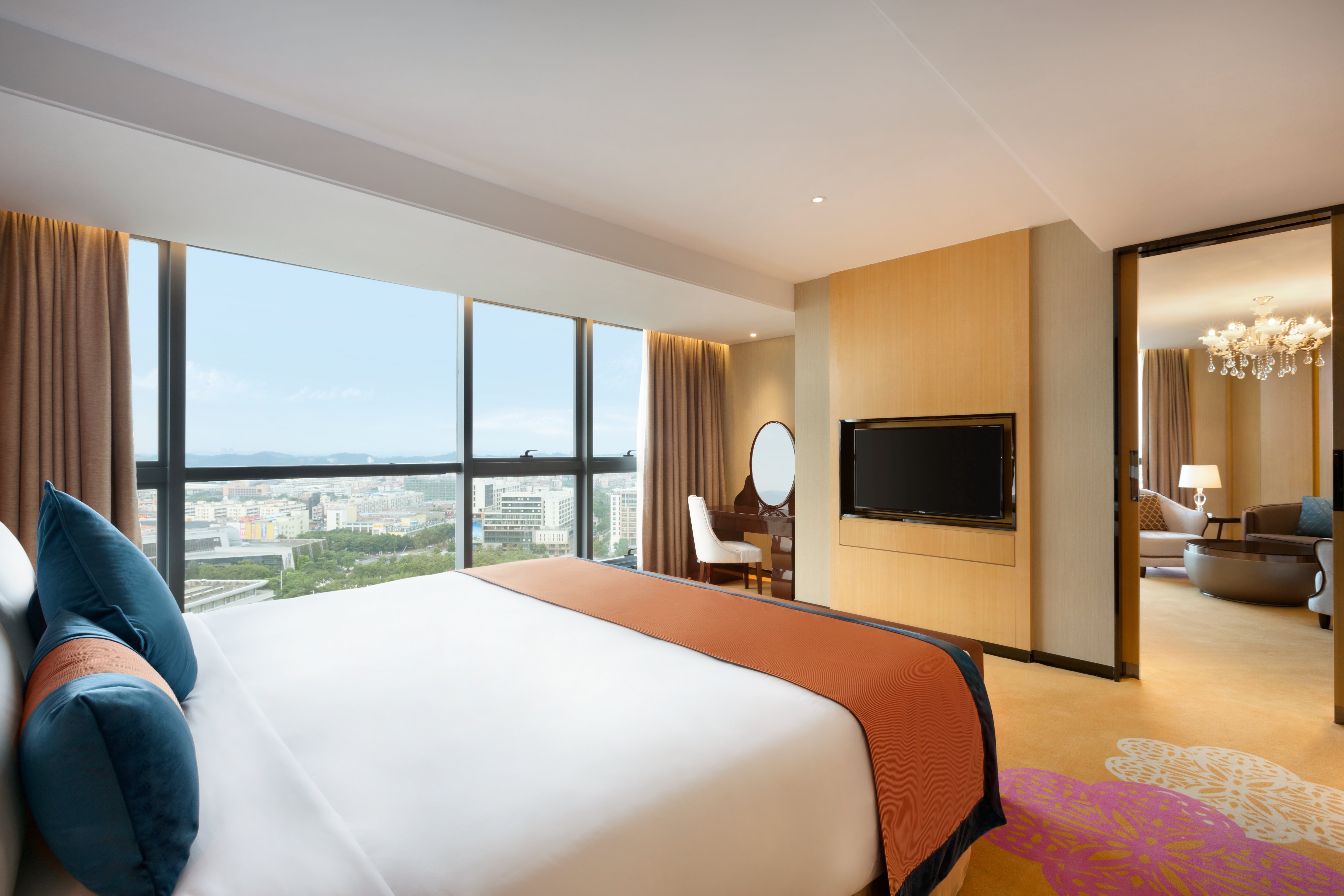 Guest room at the Ramada by Wyndham Foshan Nanhai in Foshan, Other than US/Canada