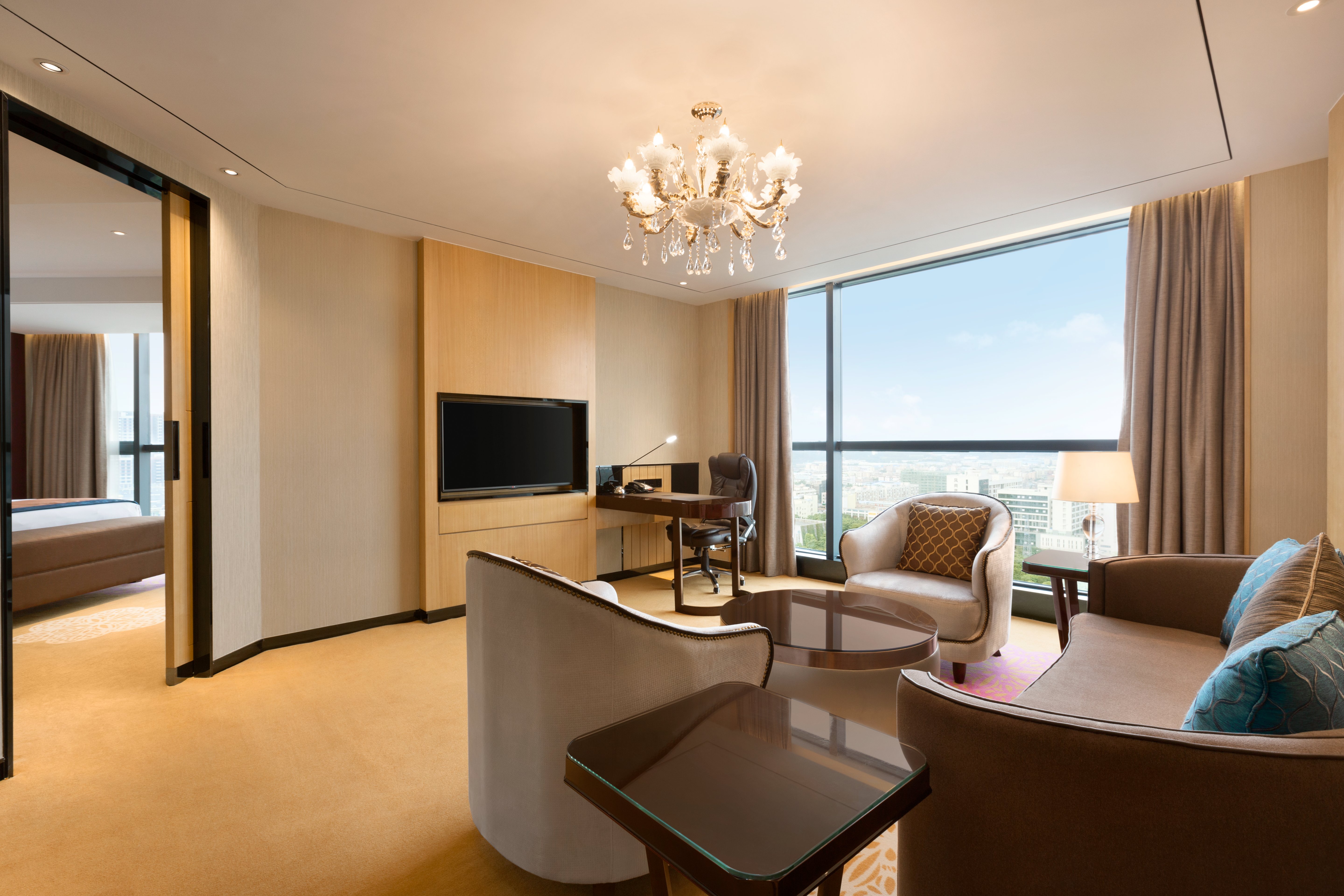Guest room at the Ramada by Wyndham Foshan Nanhai in Foshan, Other than US/Canada