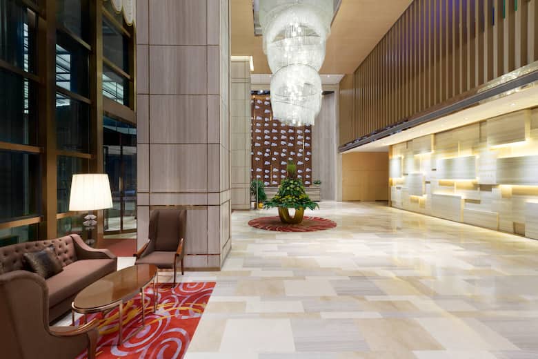 Ramada Foshan Nanhai hotel lobby in Foshan, Other than US/Canada