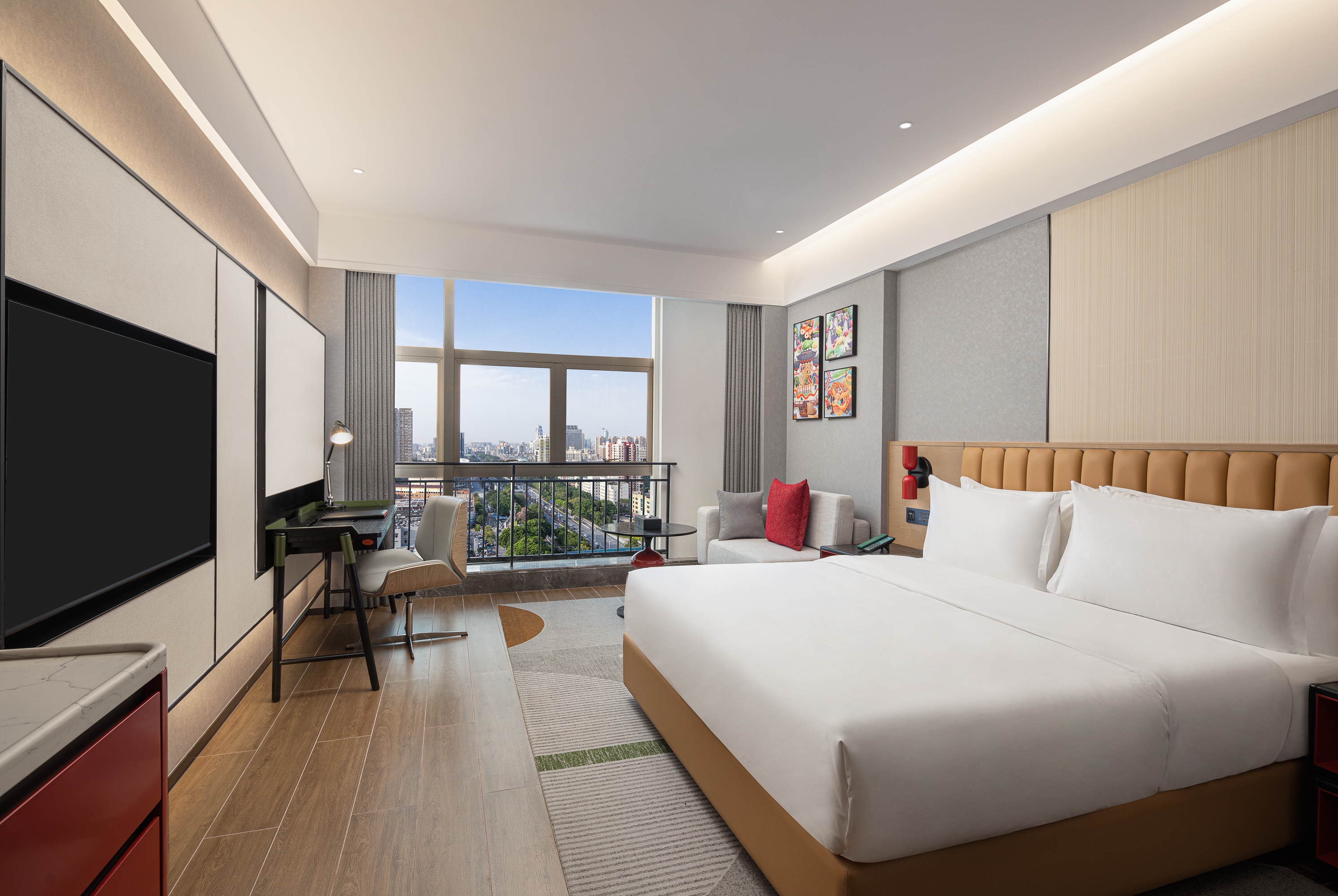 Guest room at the Ramada Encore by Wyndham Foshan Chancheng in Foshan, Other than US/Canada