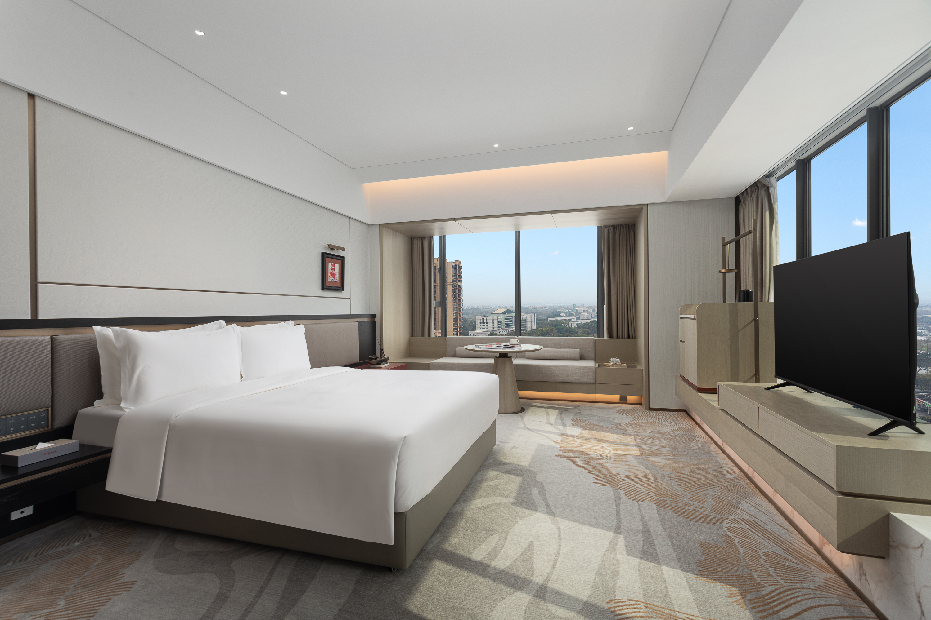 Guest room at the Ramada by Wyndham Foshan Danzao in Foshan, Other than US/Canada