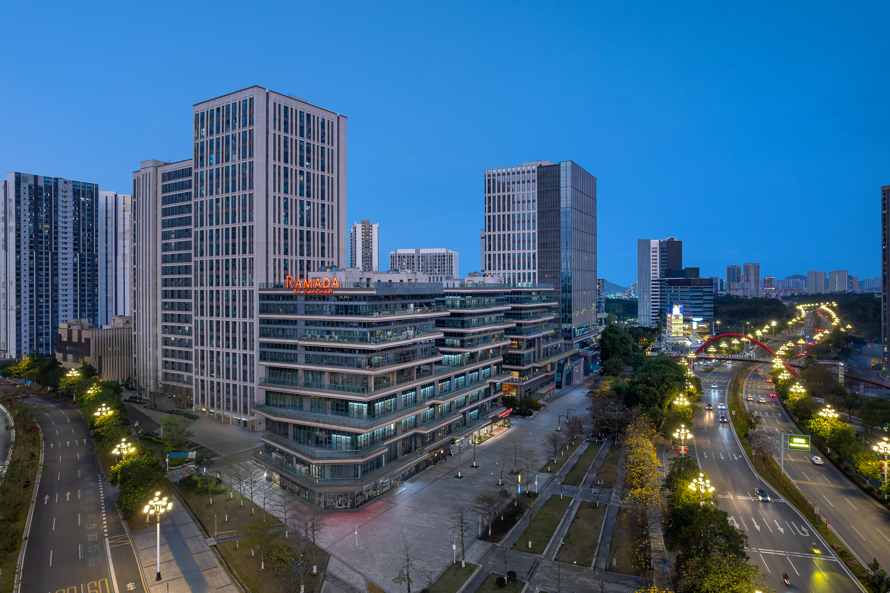 Exterior of Ramada by Wyndham Guangzhou Huangpu hotel in Guangzhou PRC, Other than US/Canada