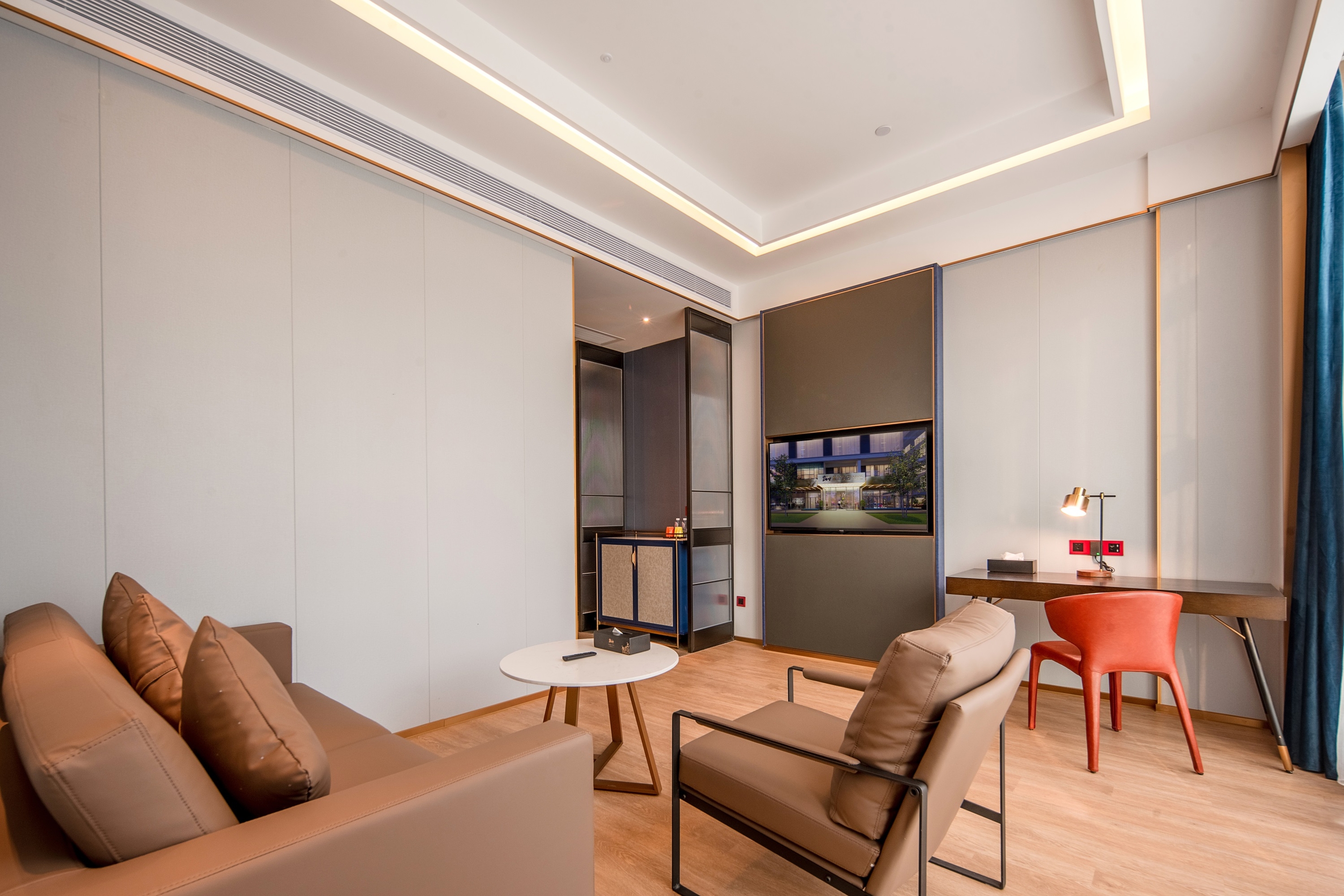 Guest room at the Ramada by Wyndham Guangzhou Huangpu in Guangzhou PRC, Other than US/Canada