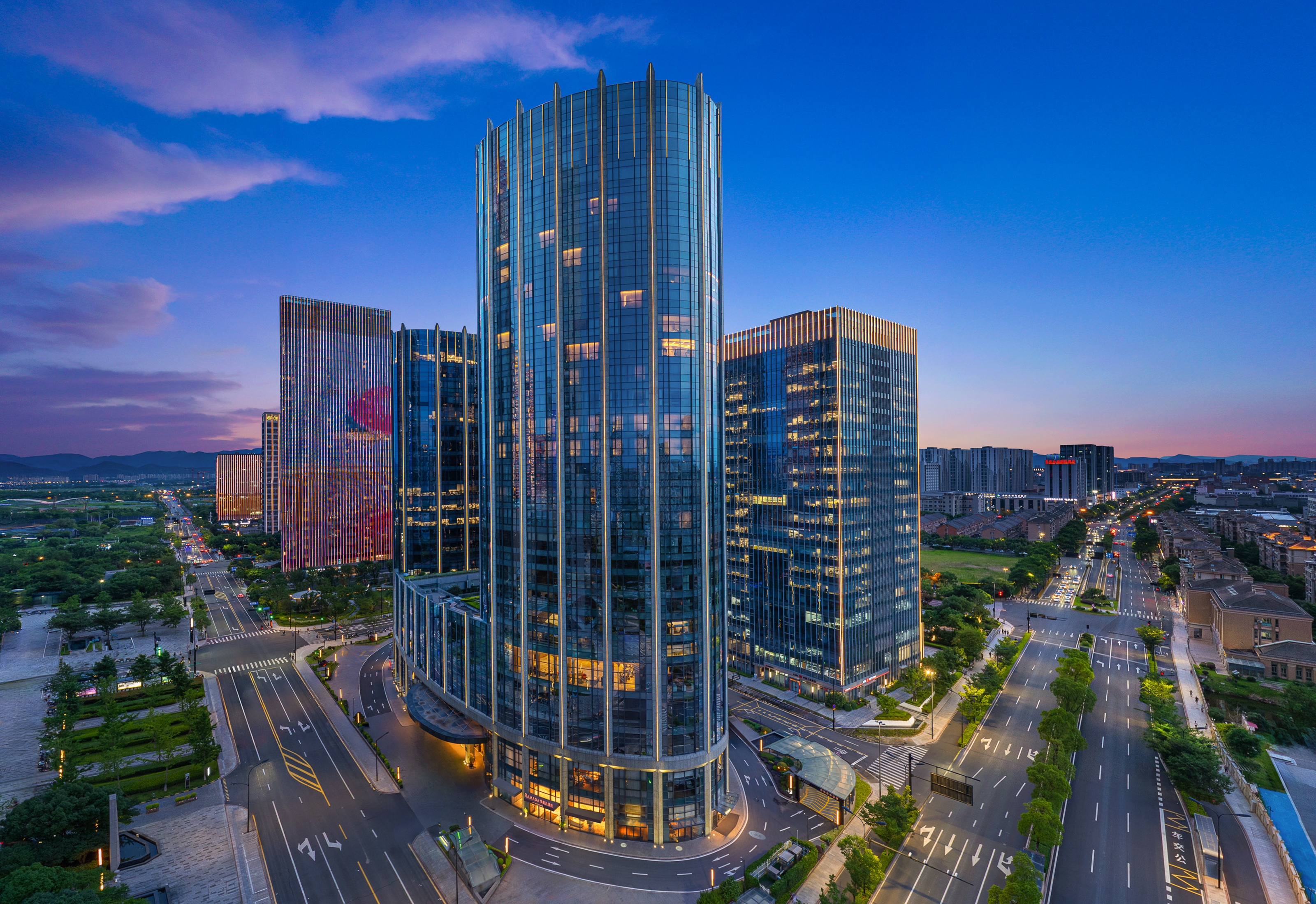 Exterior of Ramada by Wyndham Hangzhou Yuhang hotel in Hangzhou, Other than US/Canada