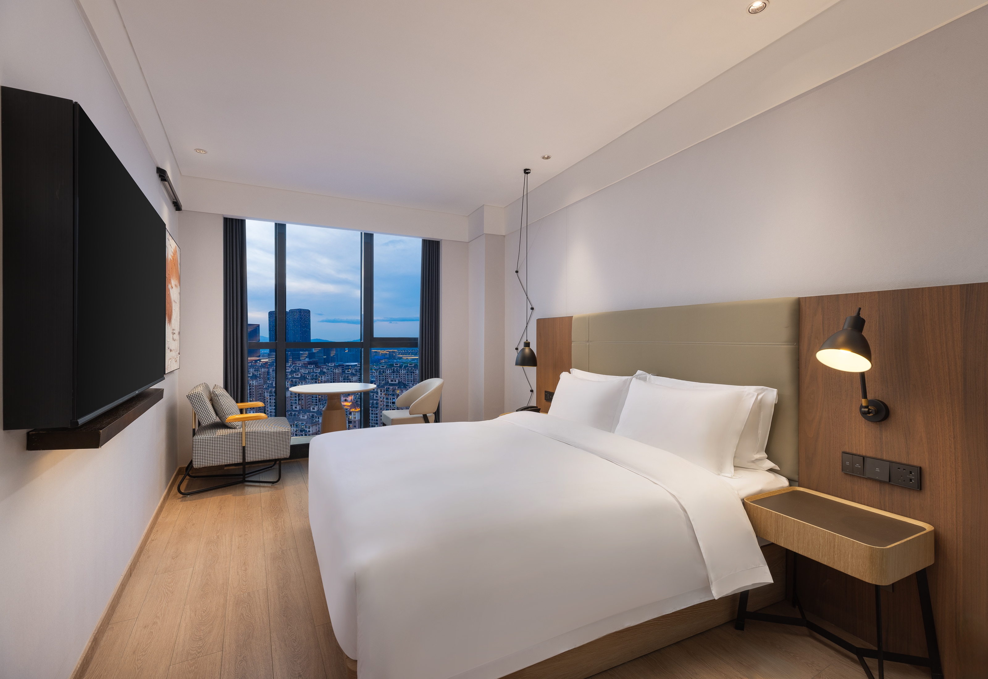 Guest room at the Ramada by Wyndham Hangzhou Yuhang in Hangzhou, Other than US/Canada