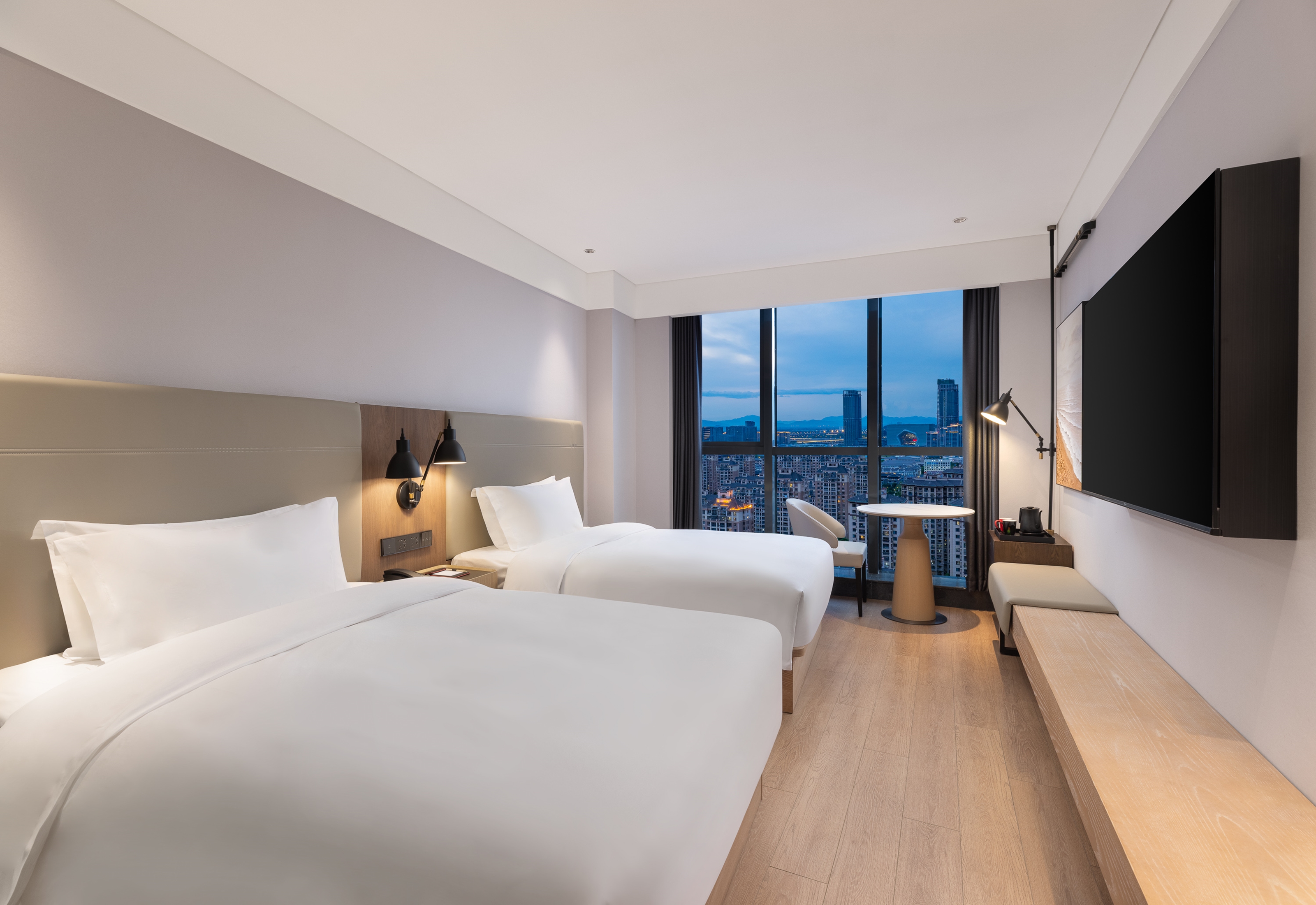 Guest room at the Ramada by Wyndham Hangzhou Yuhang in Hangzhou, Other than US/Canada