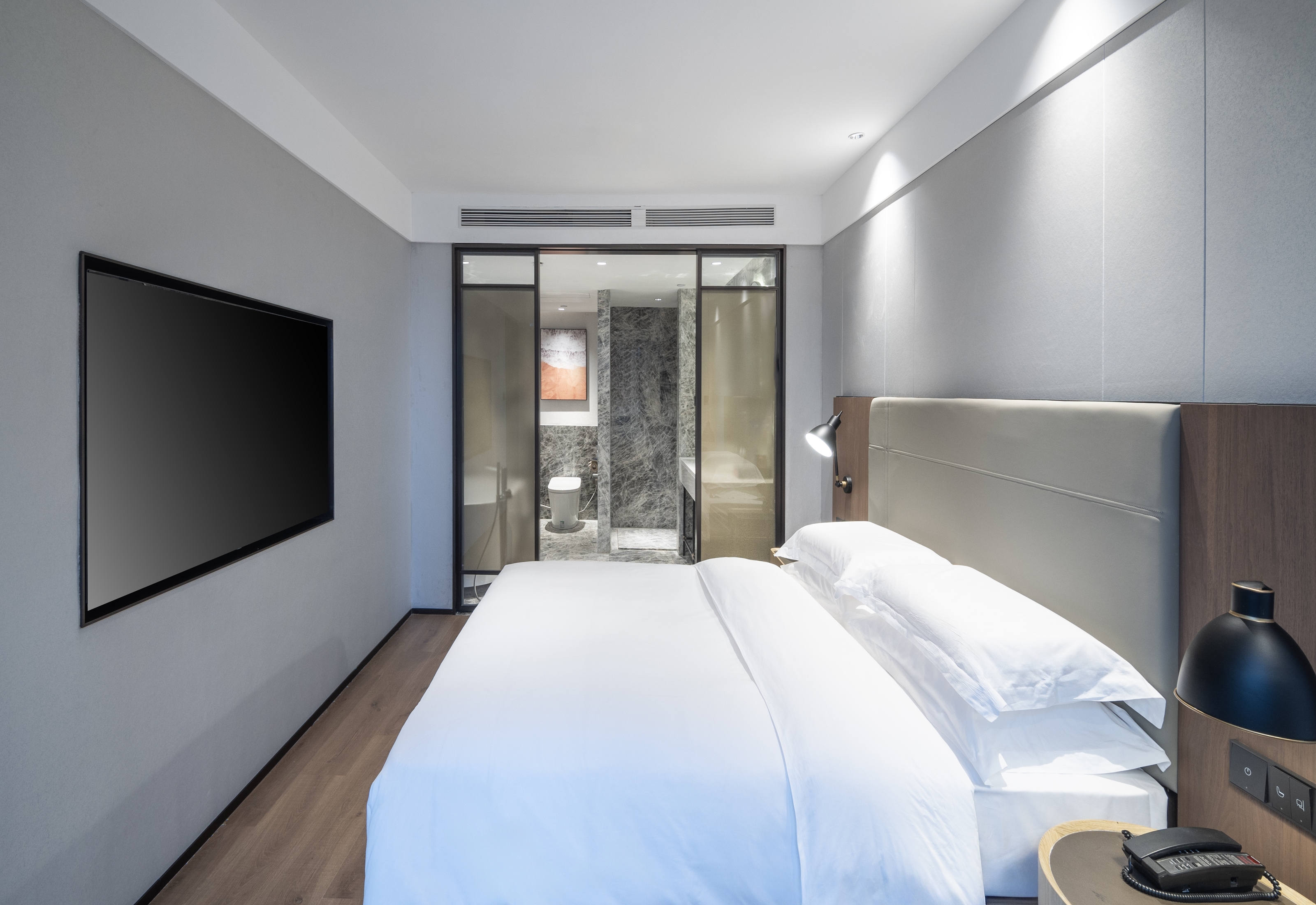 Guest room at the Ramada by Wyndham Hangzhou Yuhang in Hangzhou, Other than US/Canada