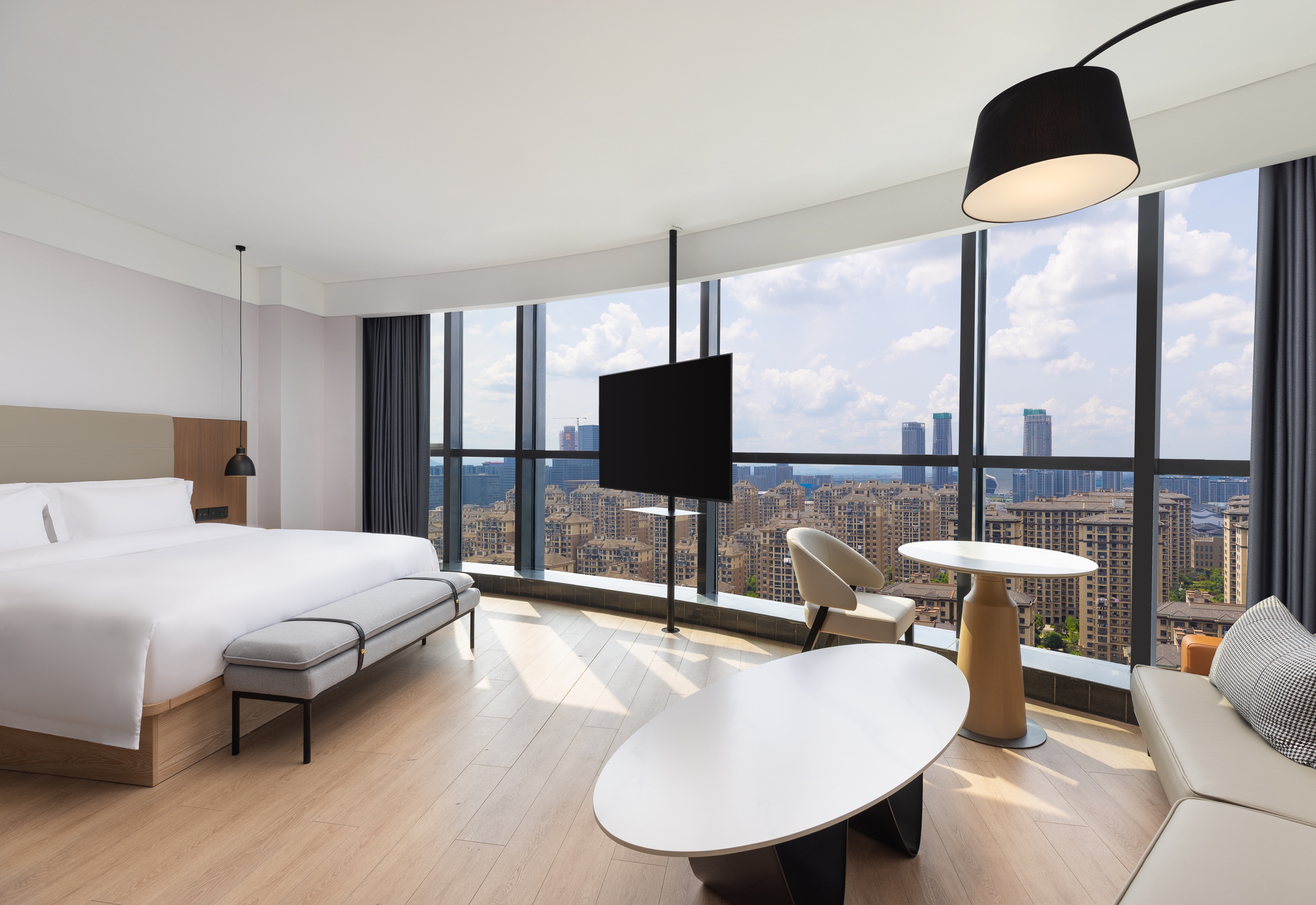 Guest room at the Ramada by Wyndham Hangzhou Yuhang in Hangzhou, Other than US/Canada