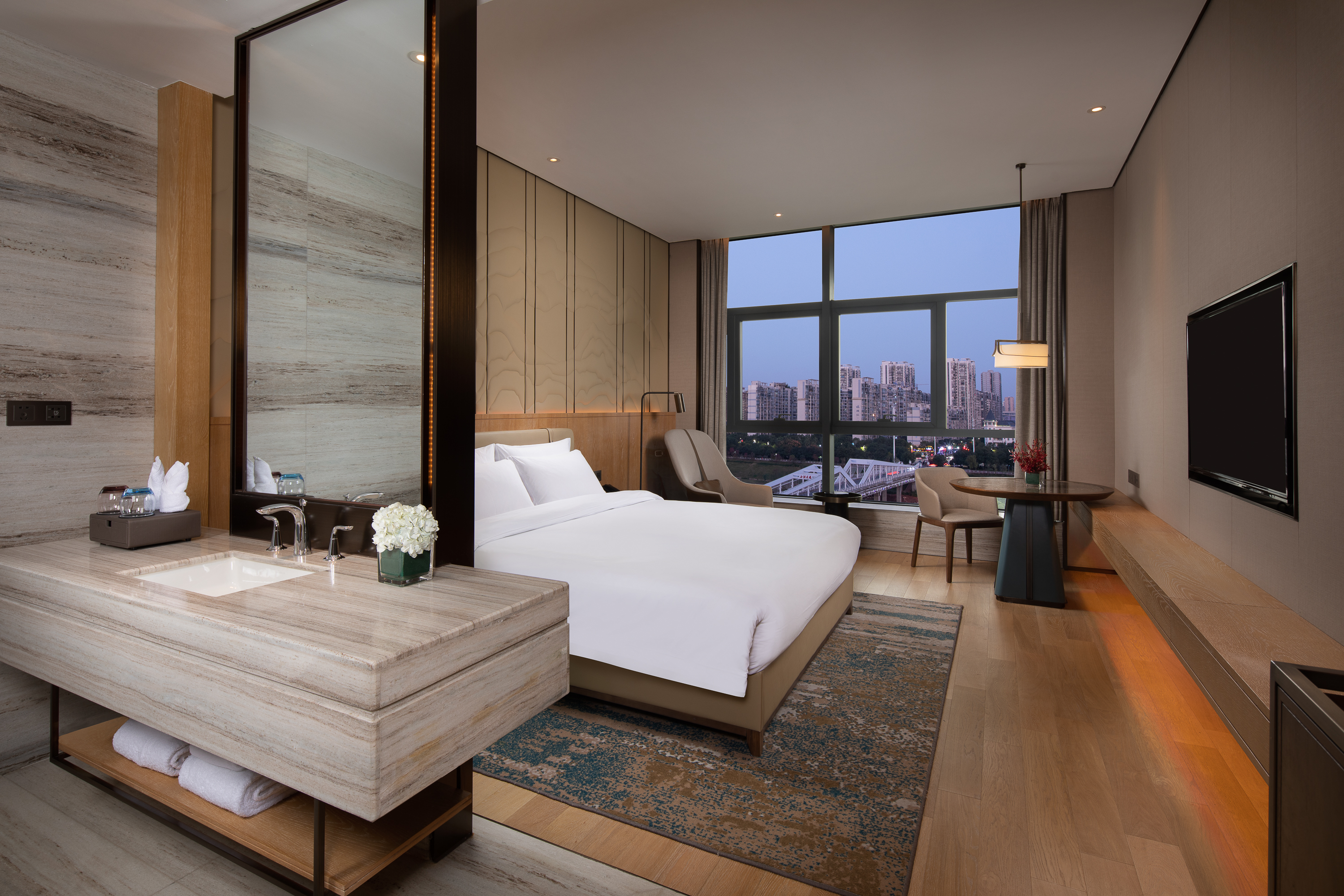 Guest room at the Ramada by Wyndham Hengyang Zhengxiang in Hengyang, Other than US/Canada