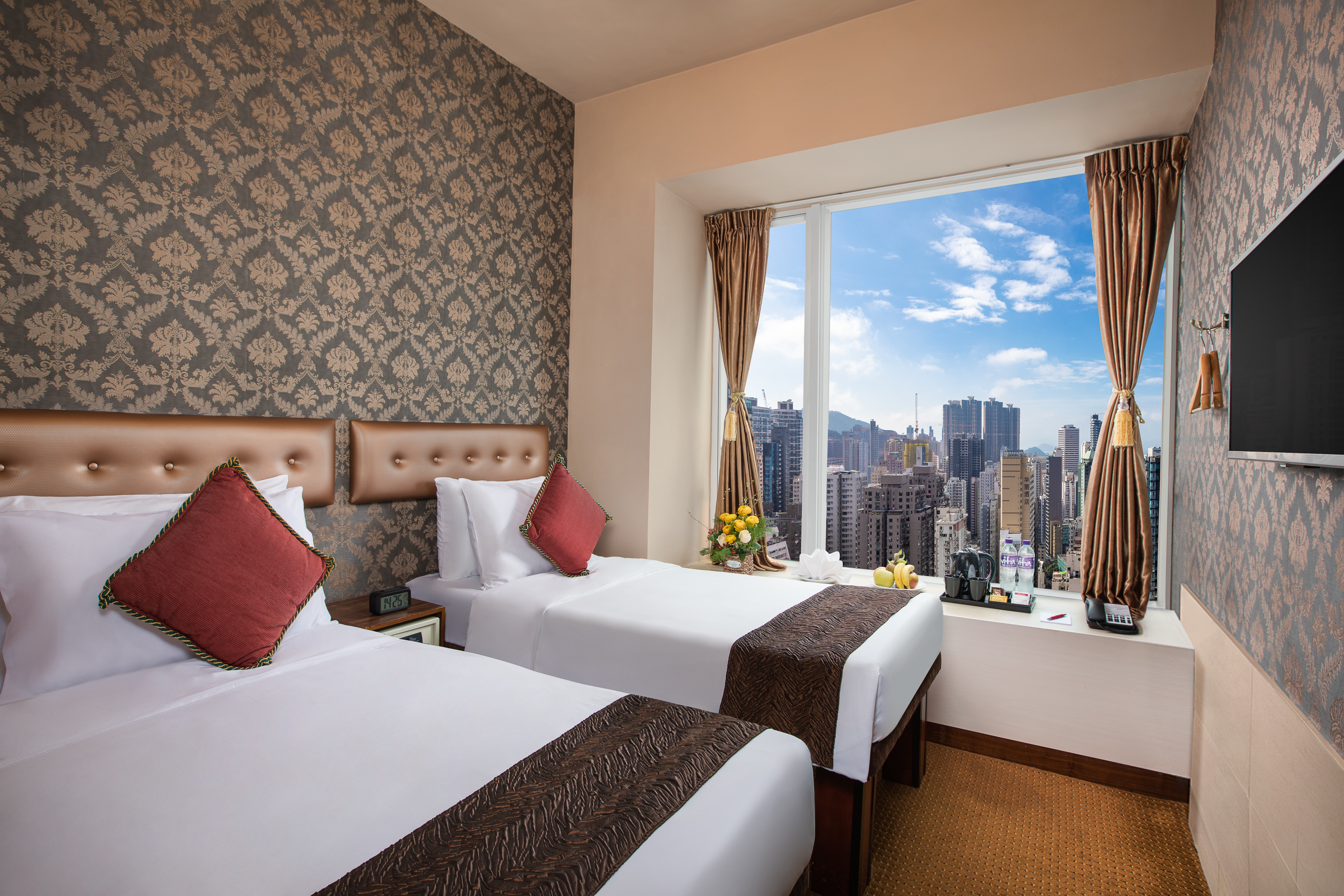 Guest room at the Ramada by Wyndham Hong Kong Harbour View in Hong Kong, Other than US/Canada