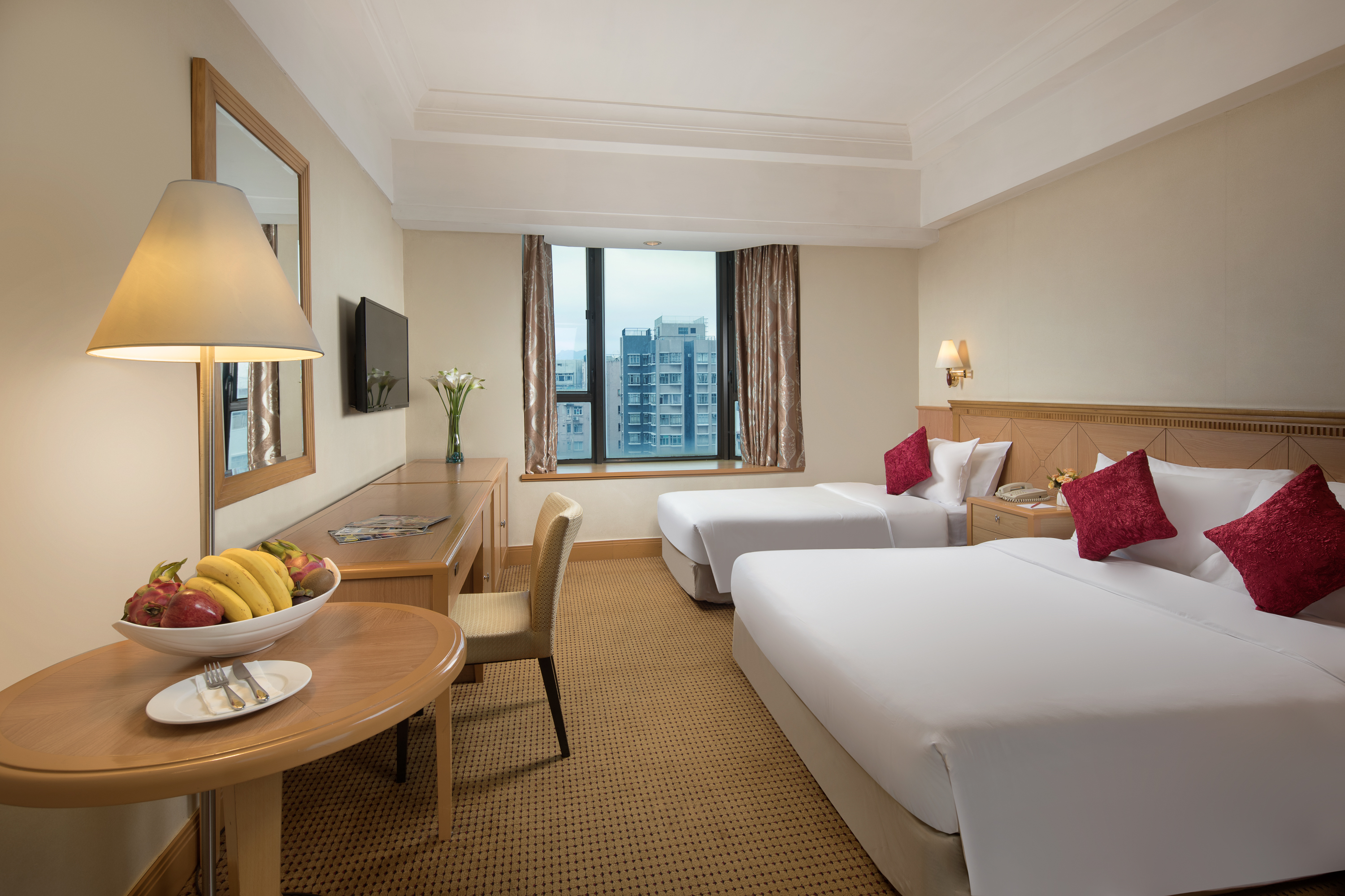 Guest room at the Ramada by Wyndham Hong Kong Grand View in Hong Kong, Other than US/Canada