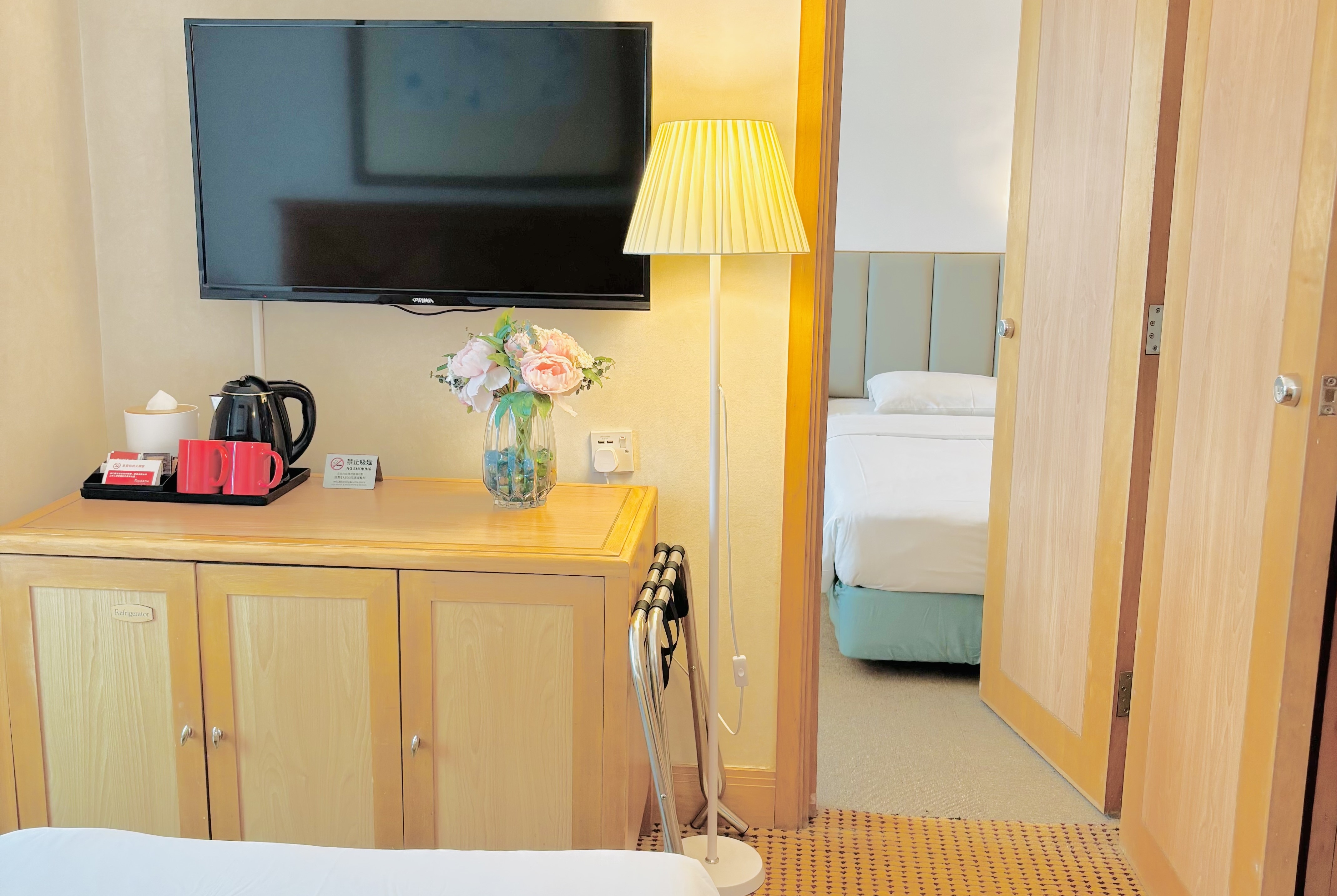 Guest room at the Ramada by Wyndham Hong Kong Grand View in Hong Kong, Other than US/Canada