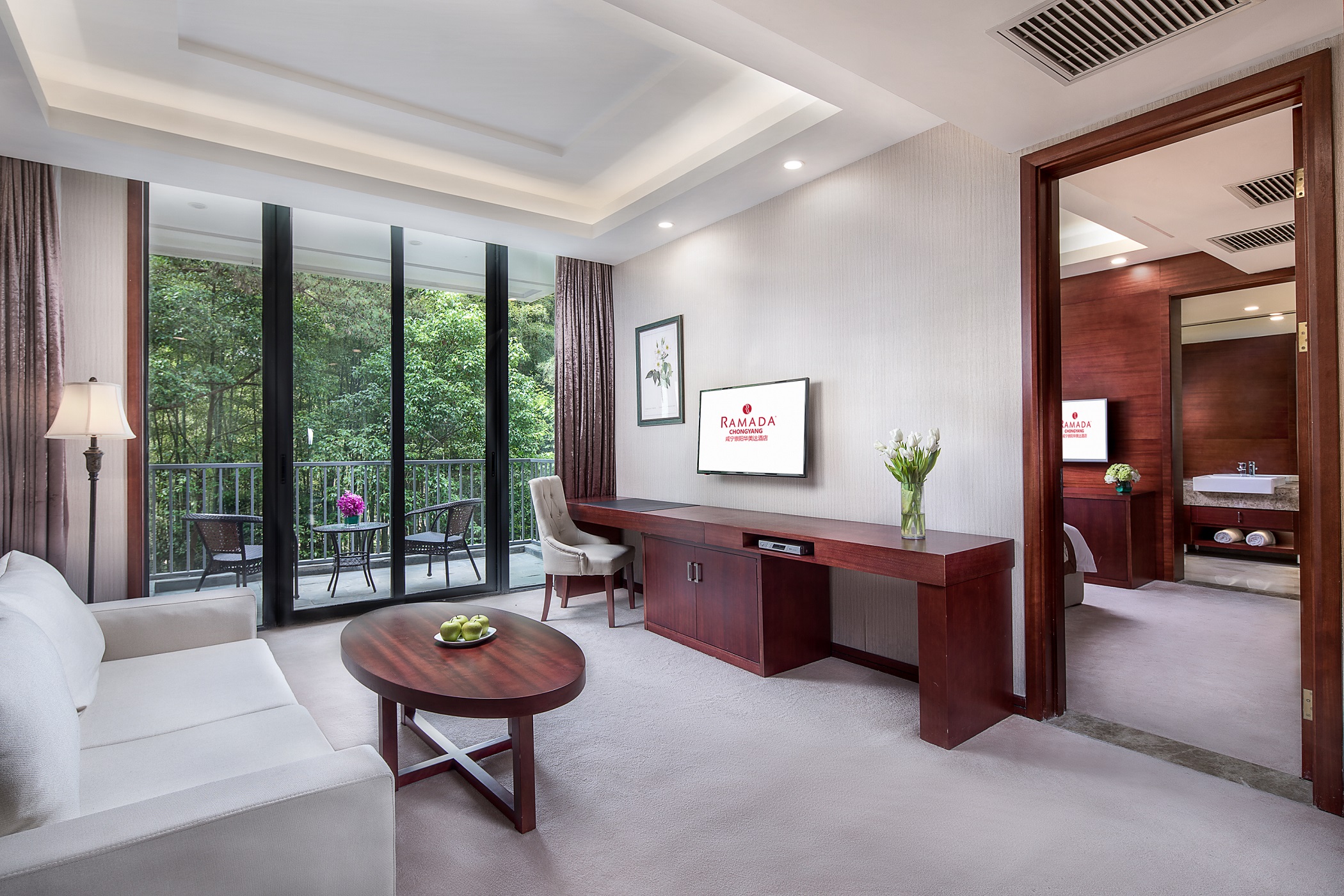 Guest room at the Ramada by Wyndham Xianning Chongyang in Xianning, Other than US/Canada