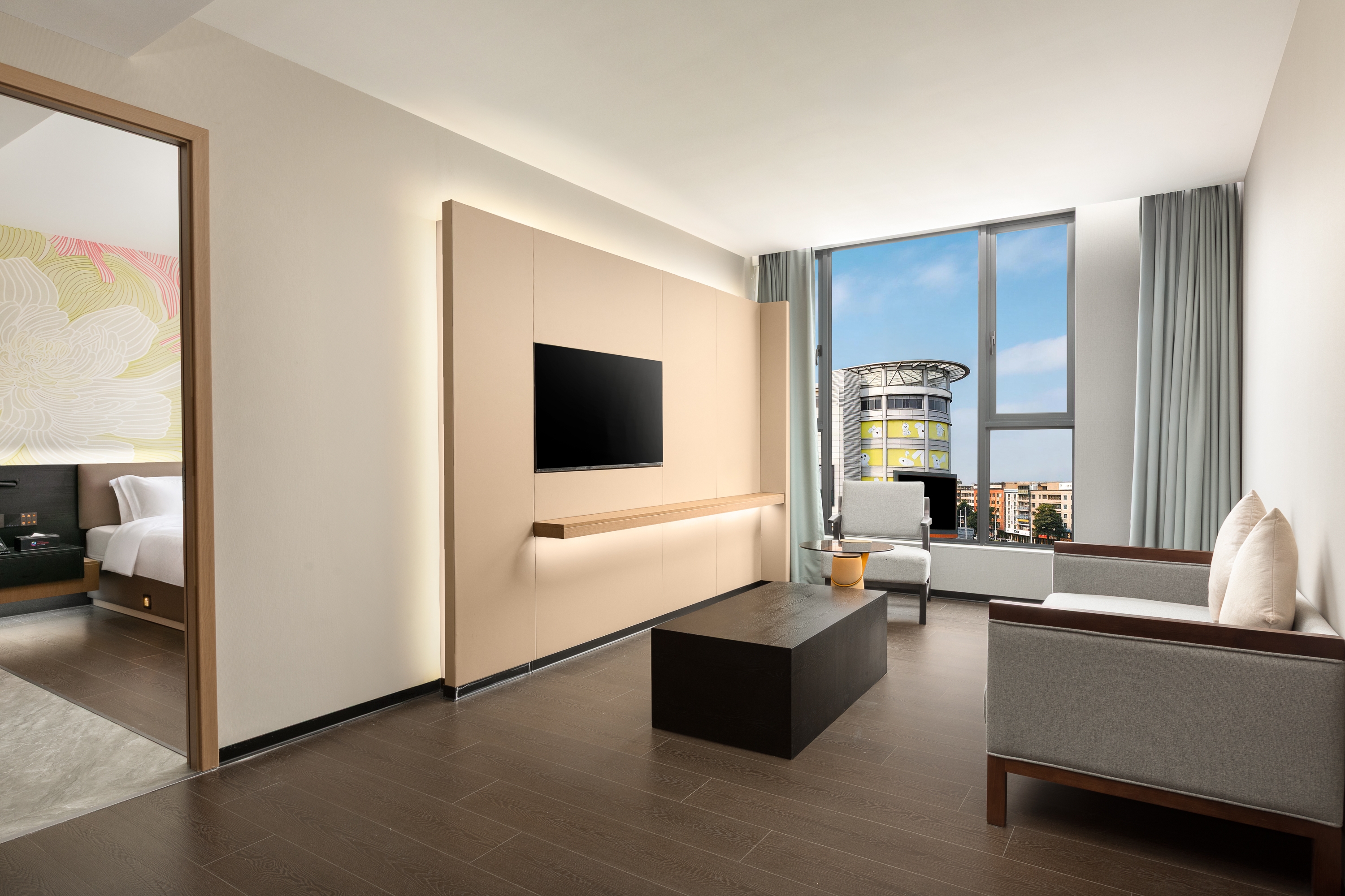 Guest room at the Ramada Encore by Wyndham Huizhou Huidong in Huizhou, Other than US/Canada