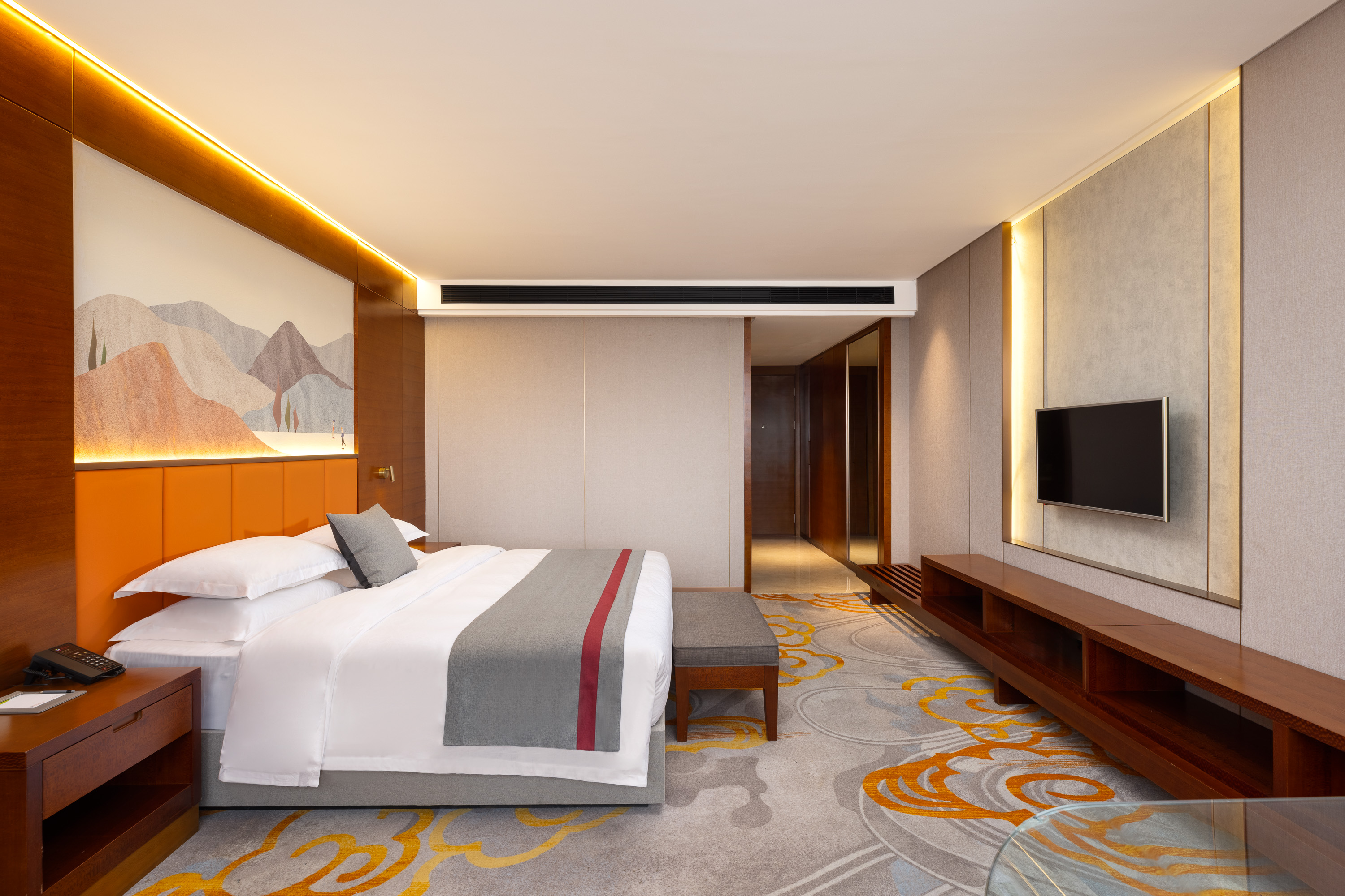 Guest room at the Ramada Encore by Wyndham Jingzhou Shashi in Jingzhou, Other than US/Canada