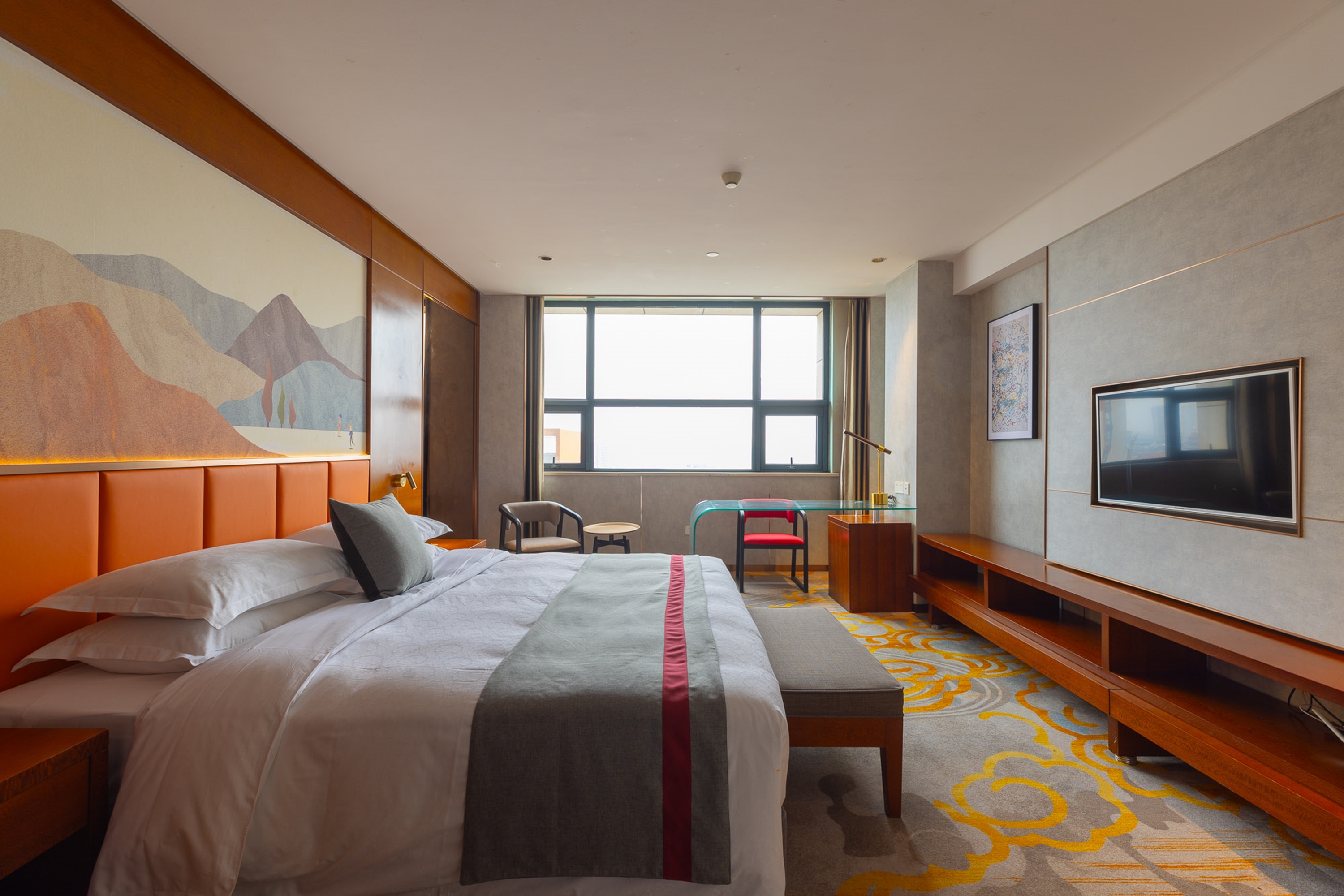 Guest room at the Ramada Encore by Wyndham Jingzhou Shashi in Jingzhou, Other than US/Canada