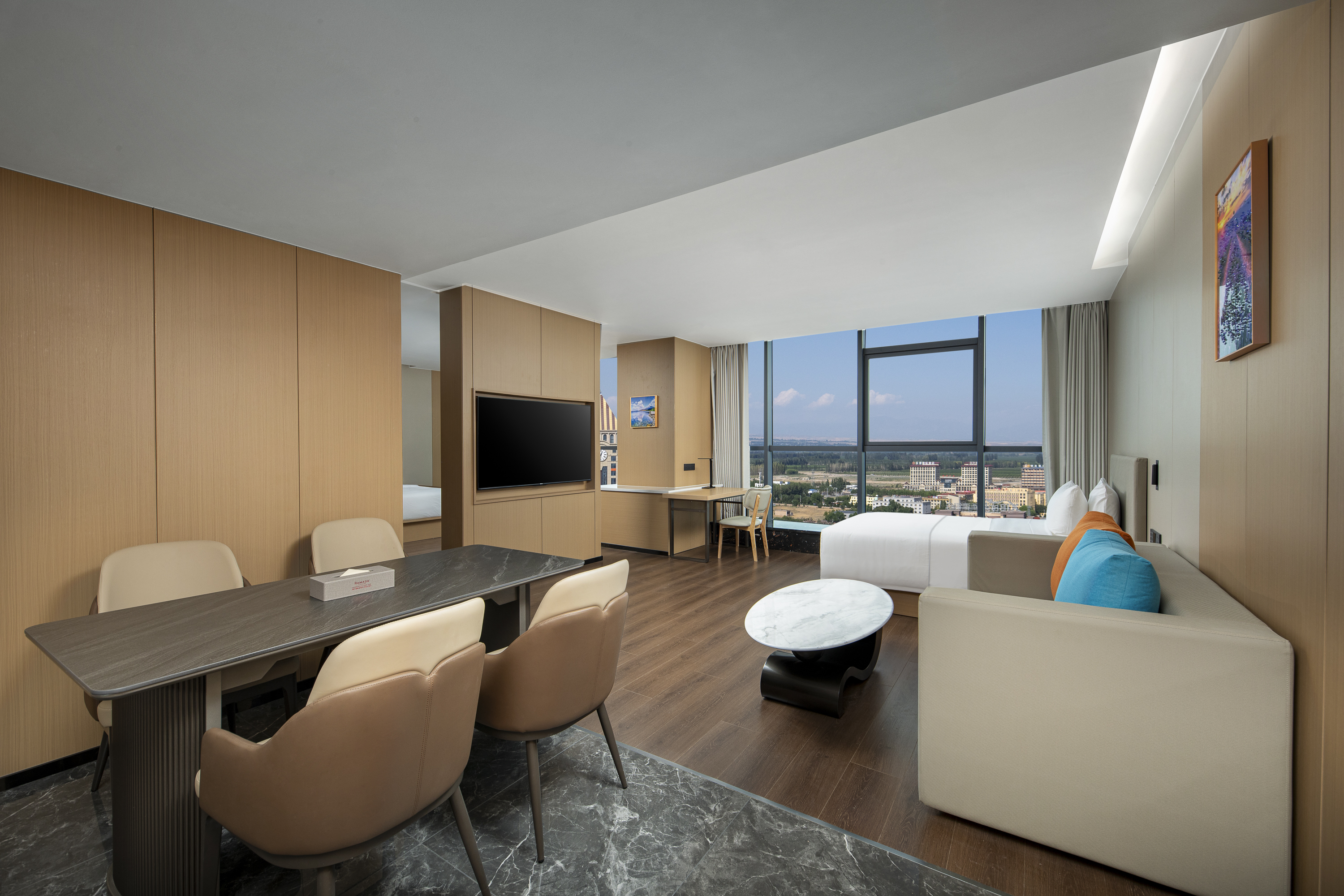 Guest room at the Ramada by Wyndham Khorgos Free Trade Zone in Khorgos, Other than US/Canada