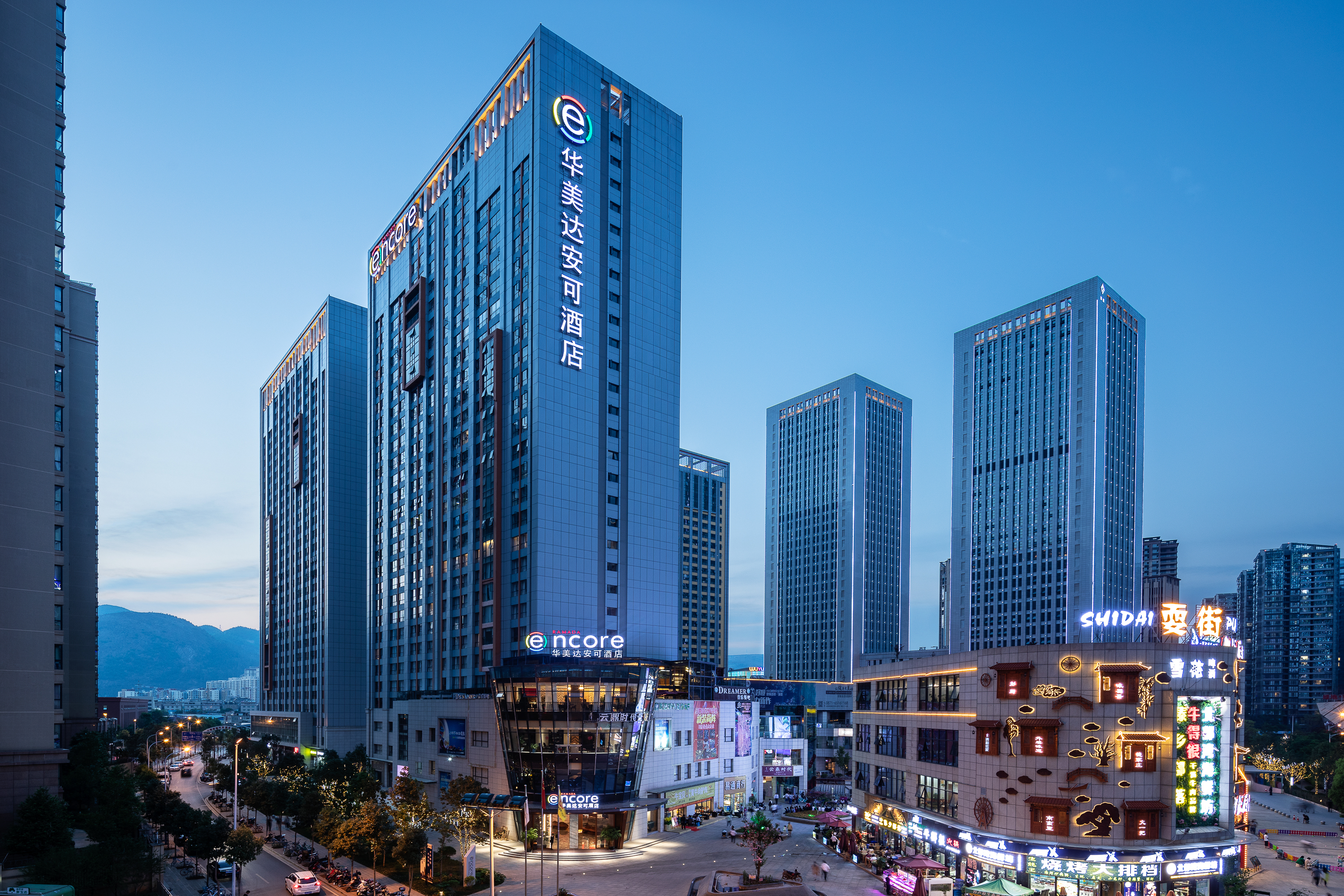 Exterior of Ramada Encore by Wyndham Kunming West hotel in Kunming, Other than US/Canada
