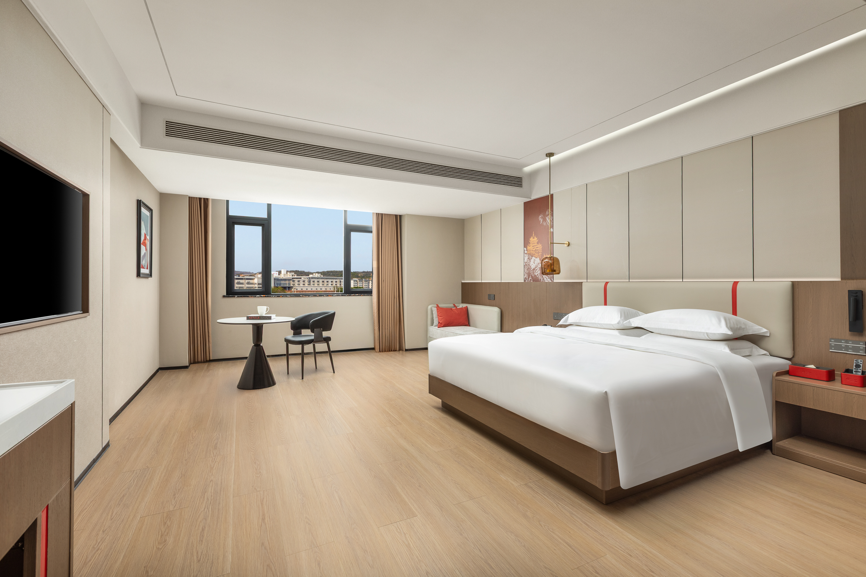 Guest room at the Ramada Encore by Wyndham Kunming South Station in Kunming, Other than US/Canada