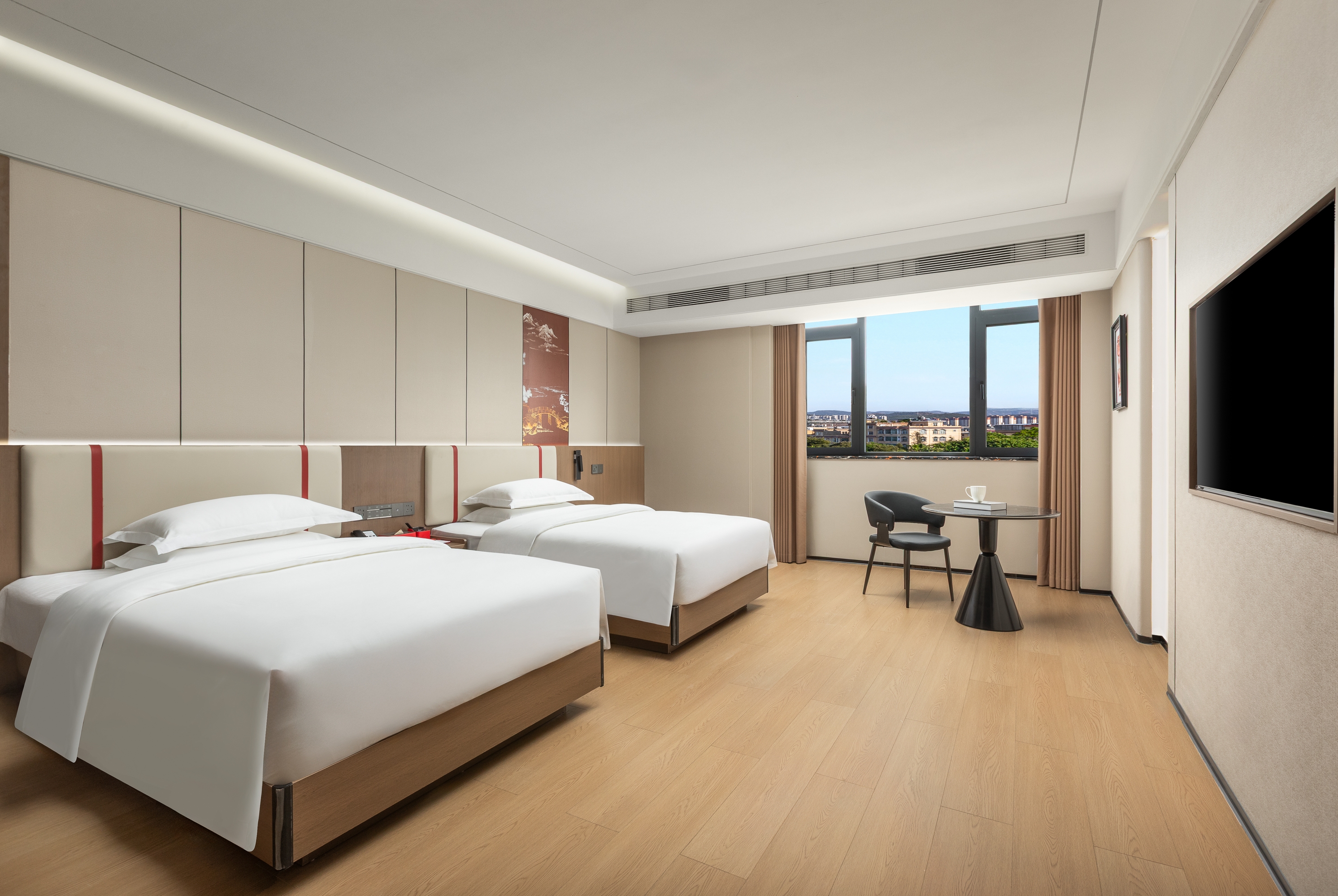 Guest room at the Ramada Encore by Wyndham Kunming South Station in Kunming, Other than US/Canada