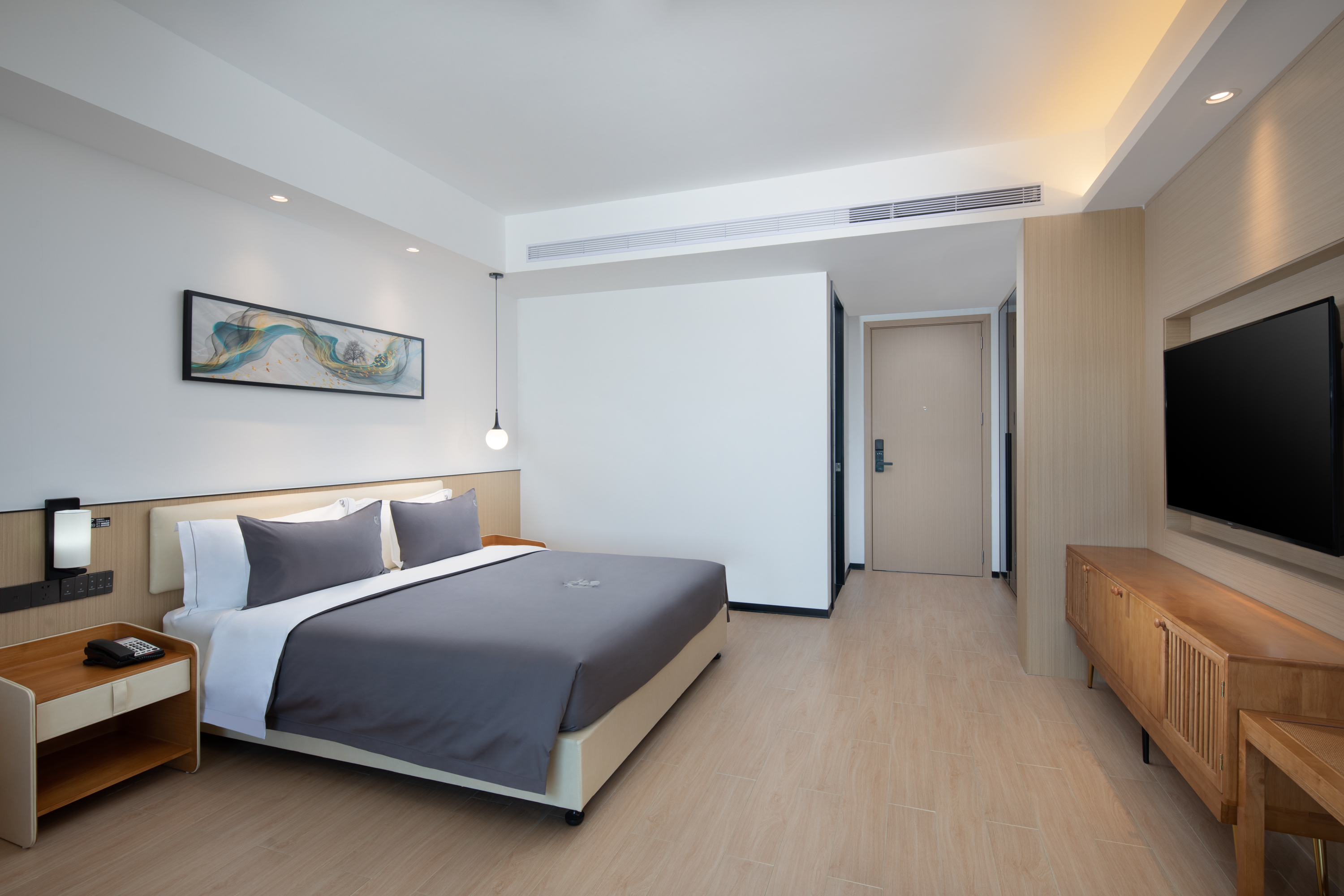 Guest room at the Ramada Encore by Wyndham Jiusuo Downtown in Ledong, Other than US/Canada