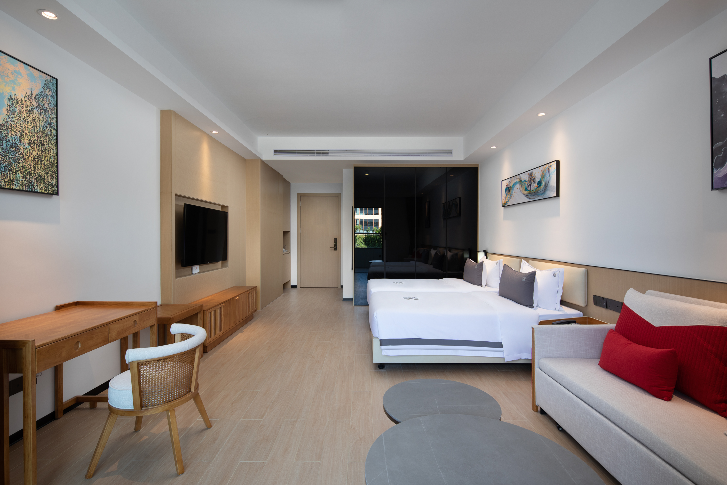 Guest room at the Ramada Encore by Wyndham Jiusuo Downtown in Ledong, Other than US/Canada