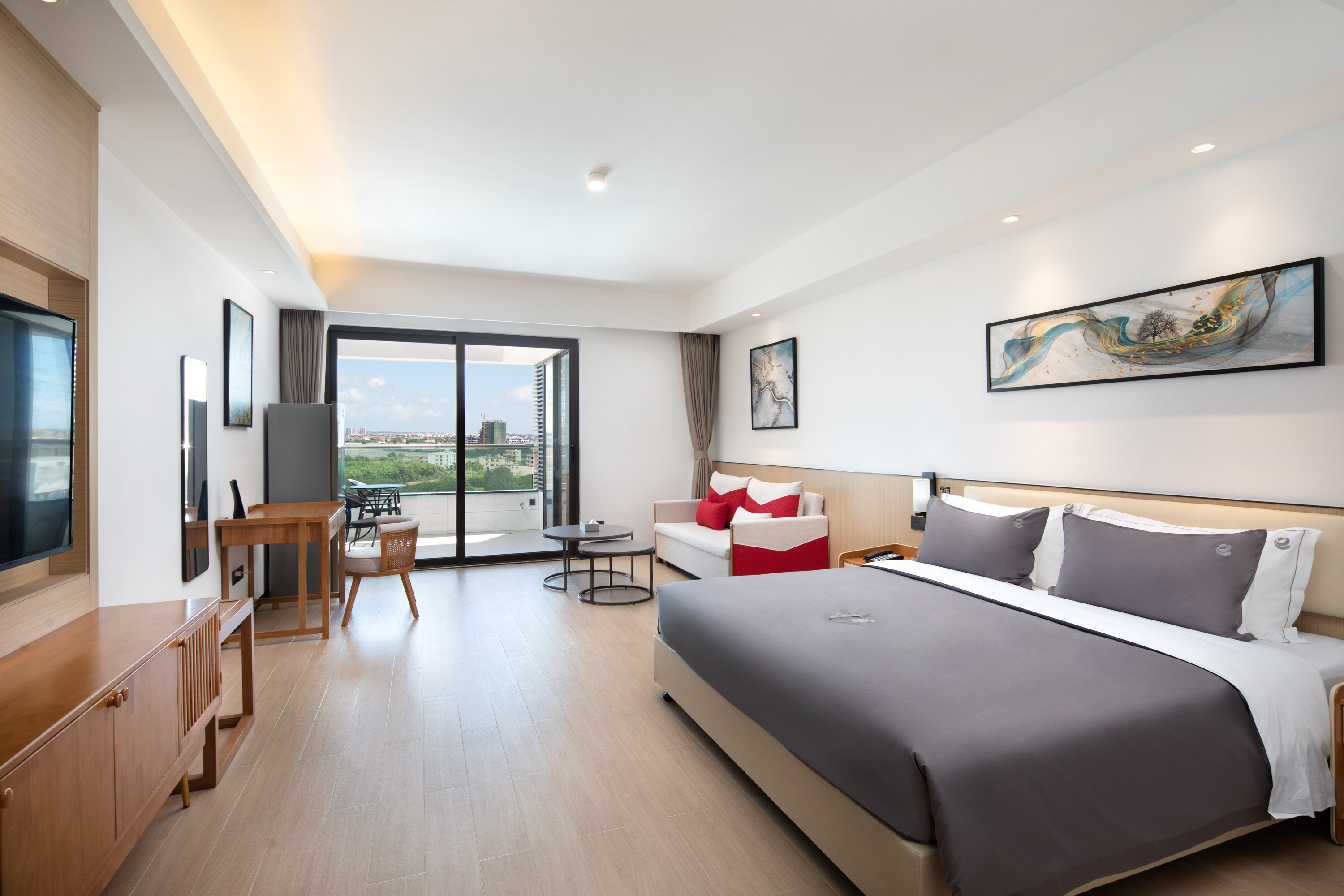 Guest room at the Ramada Encore by Wyndham Jiusuo Downtown in Ledong, Other than US/Canada