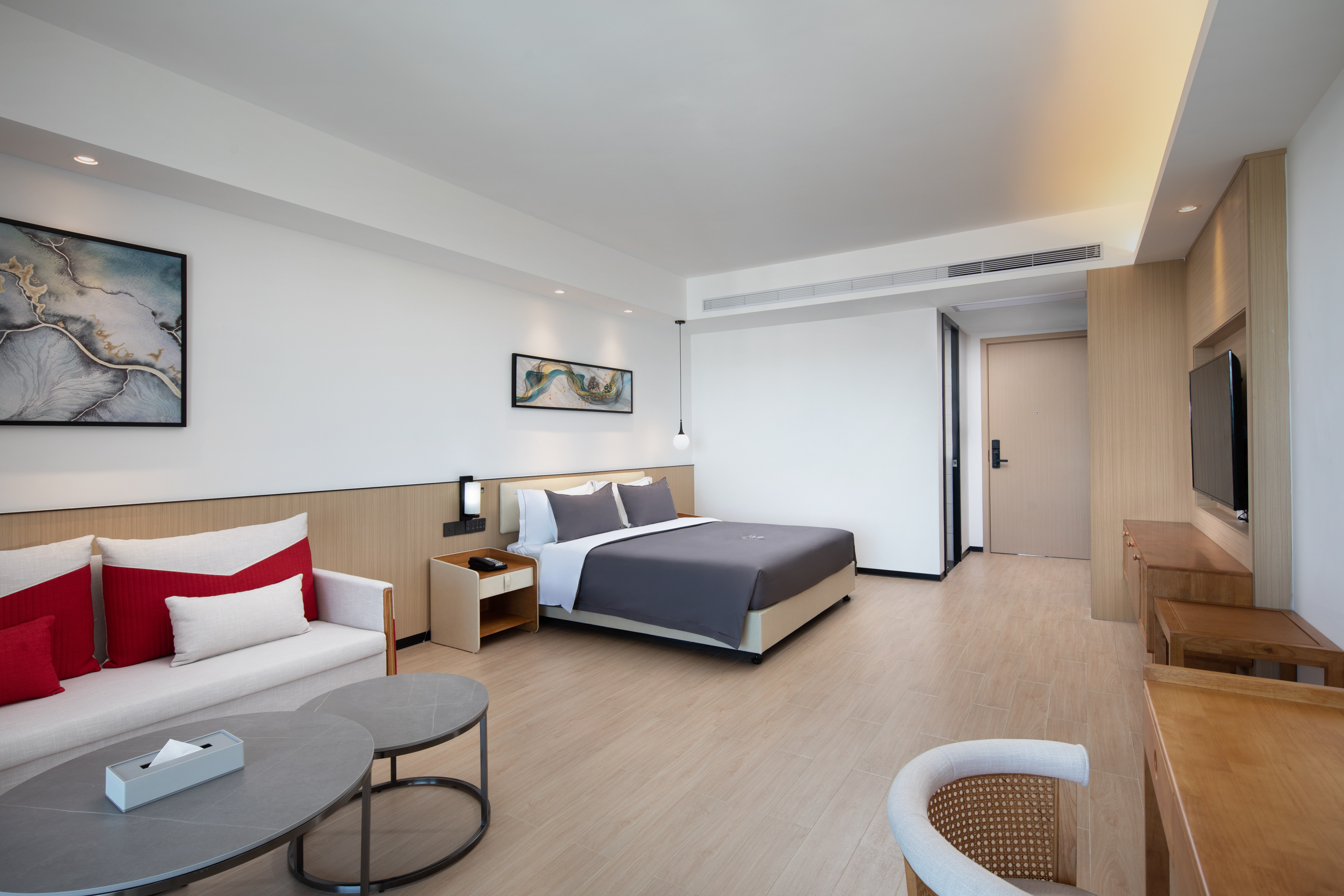 Guest room at the Ramada Encore by Wyndham Jiusuo Downtown in Ledong, Other than US/Canada