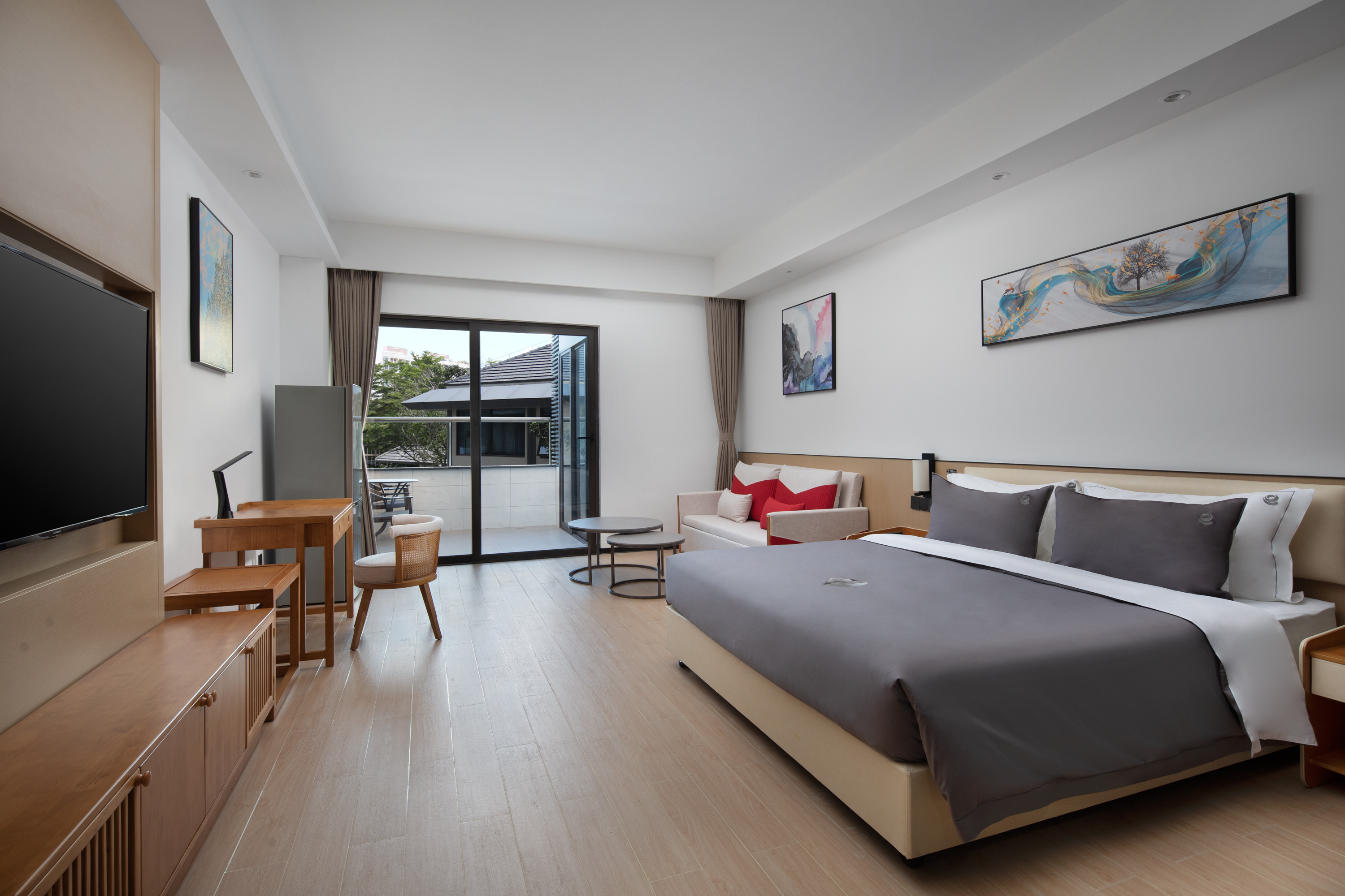 Guest room at the Ramada Encore by Wyndham Jiusuo Downtown in Ledong, Other than US/Canada