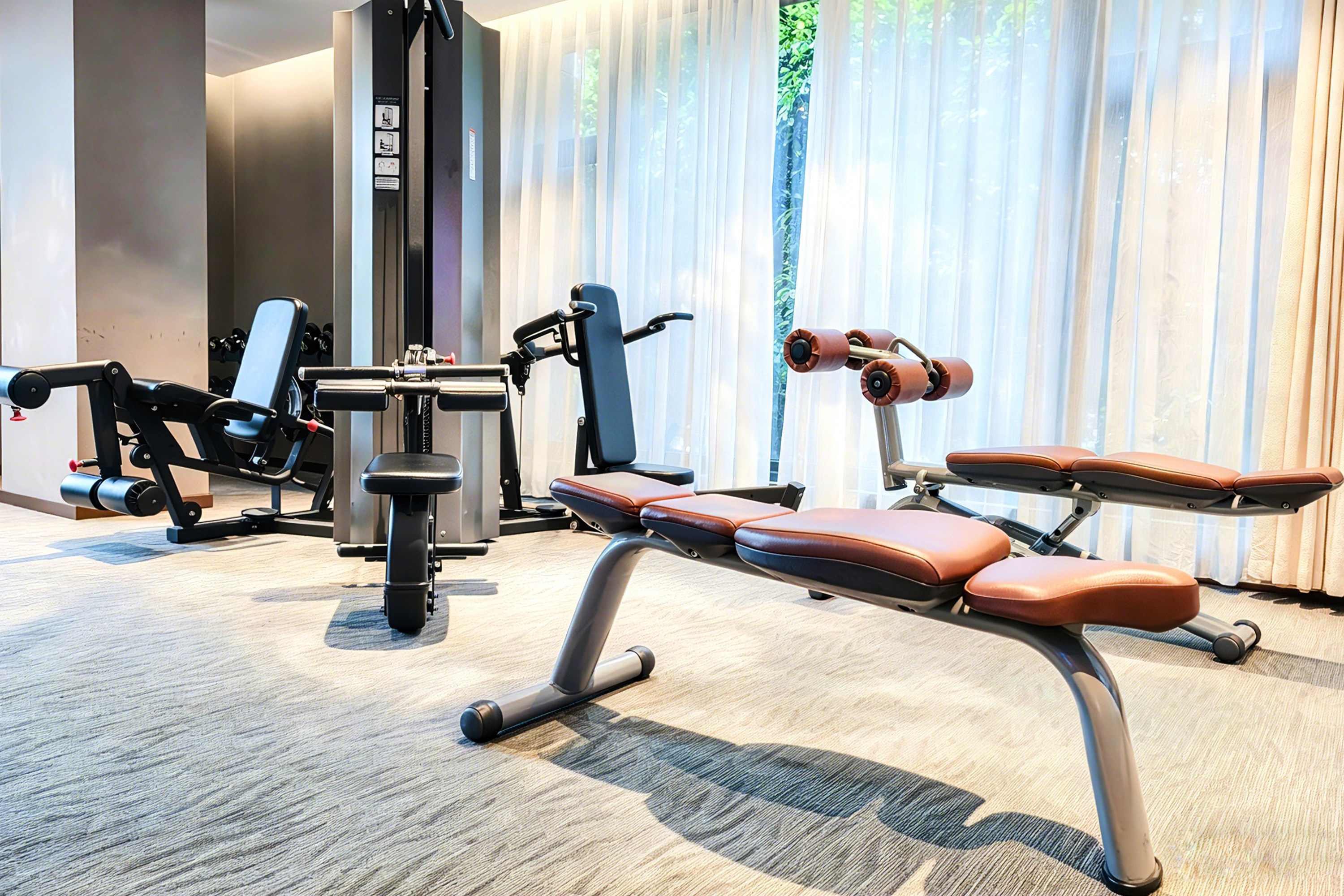 Fitness room at Ramada by Wyndham Leshan in Leshan, Other than US/Canada