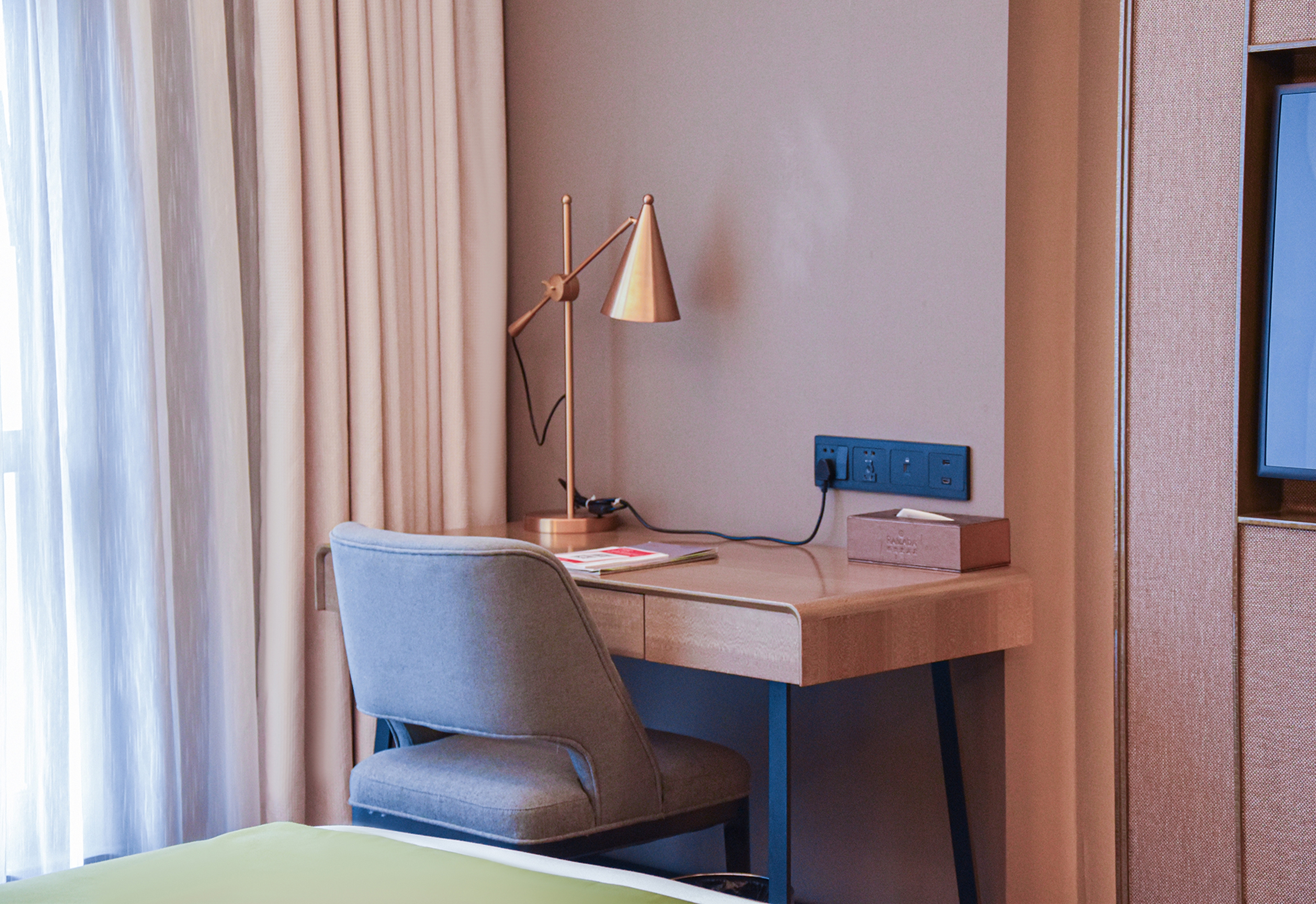 Guest room at the Ramada by Wyndham Leshan in Leshan, Other than US/Canada