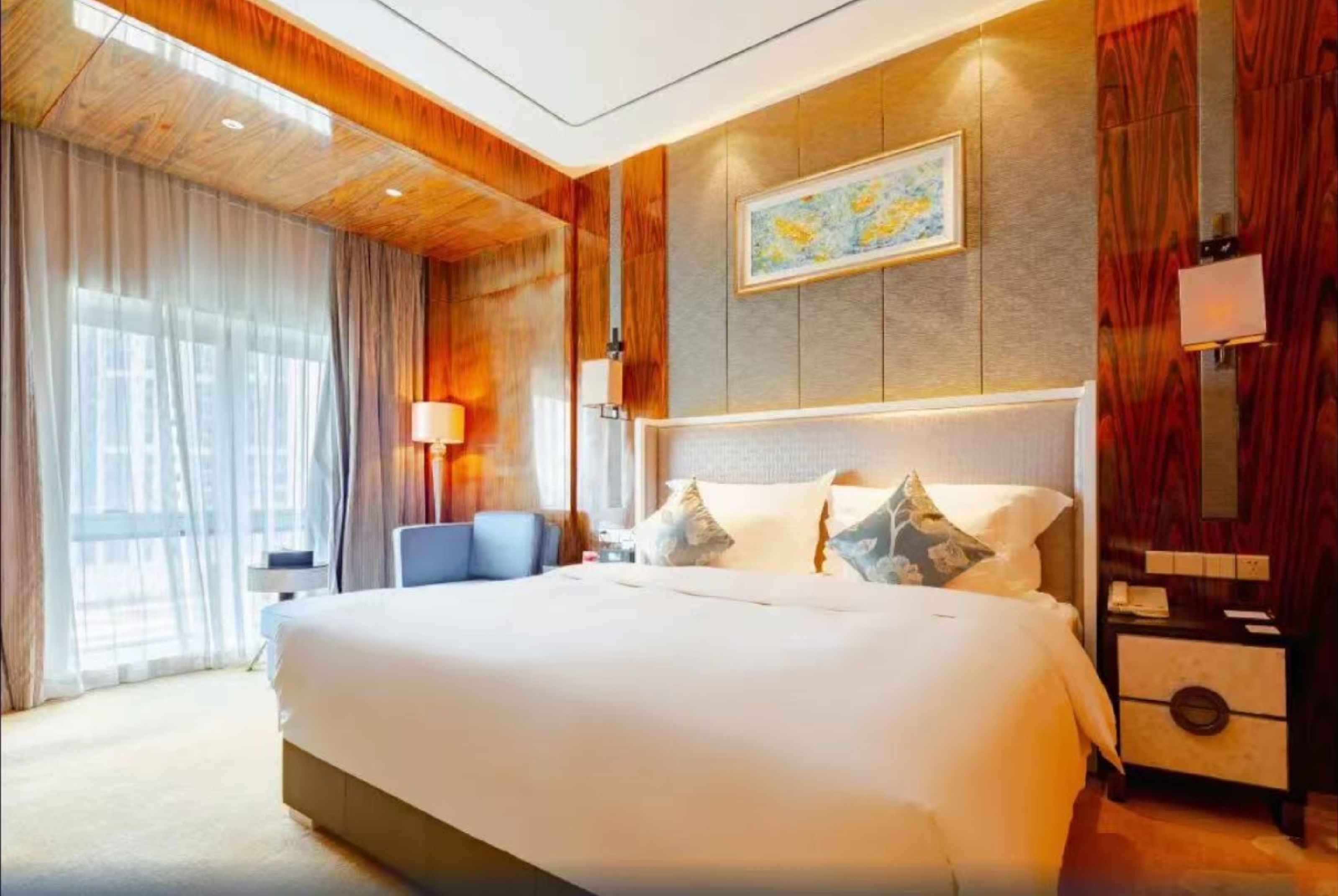 Guest room at the Ramada Plaza by Wyndham Liuzhou Liudong in Liuzhou, Other than US/Canada