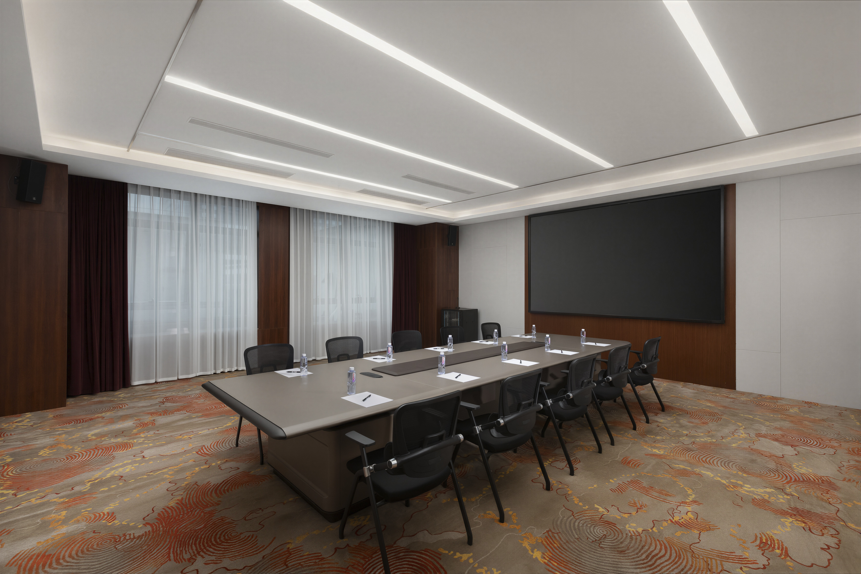Meeting room at Ramada by Wyndham Luzhou Longmatan in Luzhou, Other than US/Canada