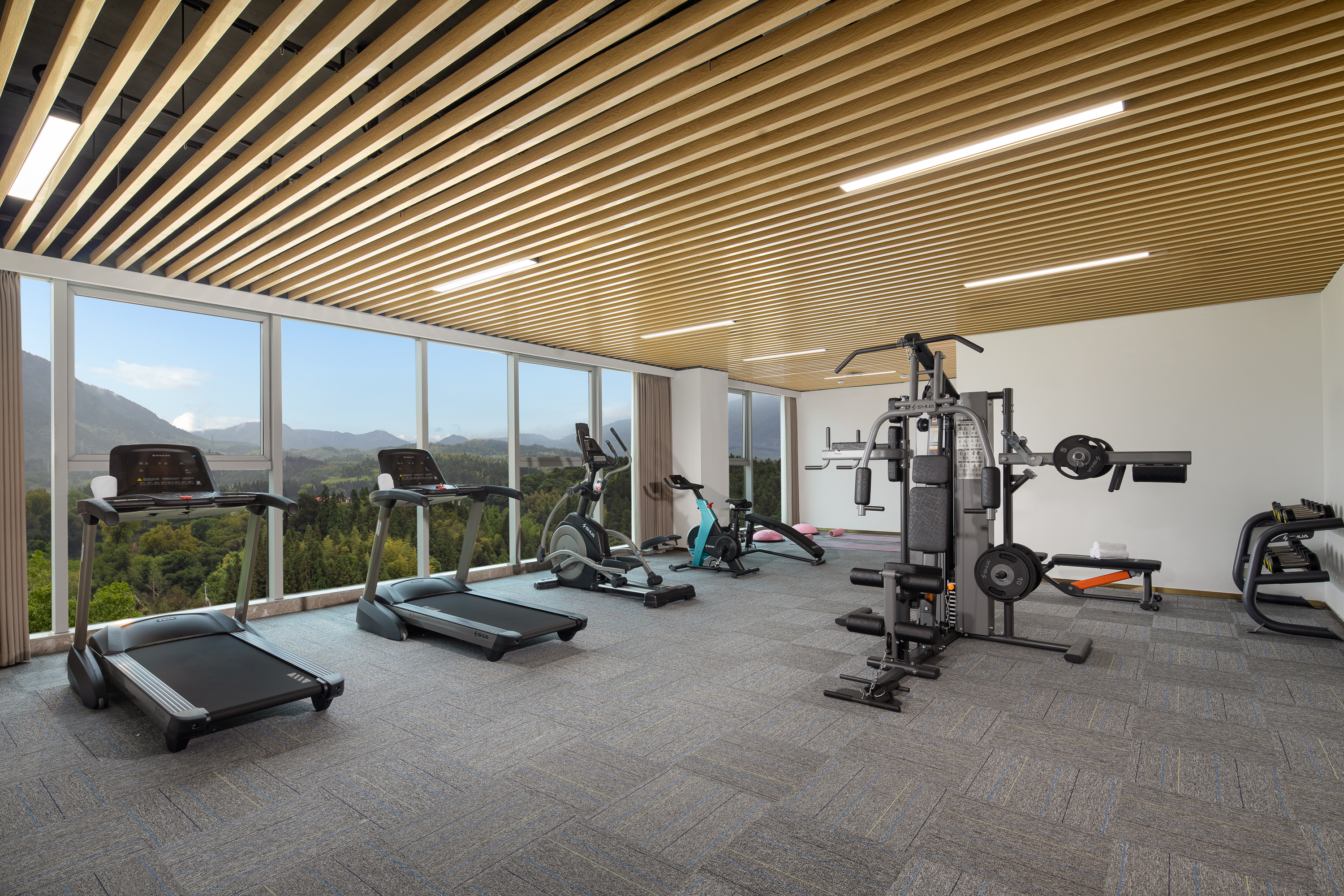 Fitness room at Ramada by Wyndham Zhouning in Ningde, Other than US/Canada