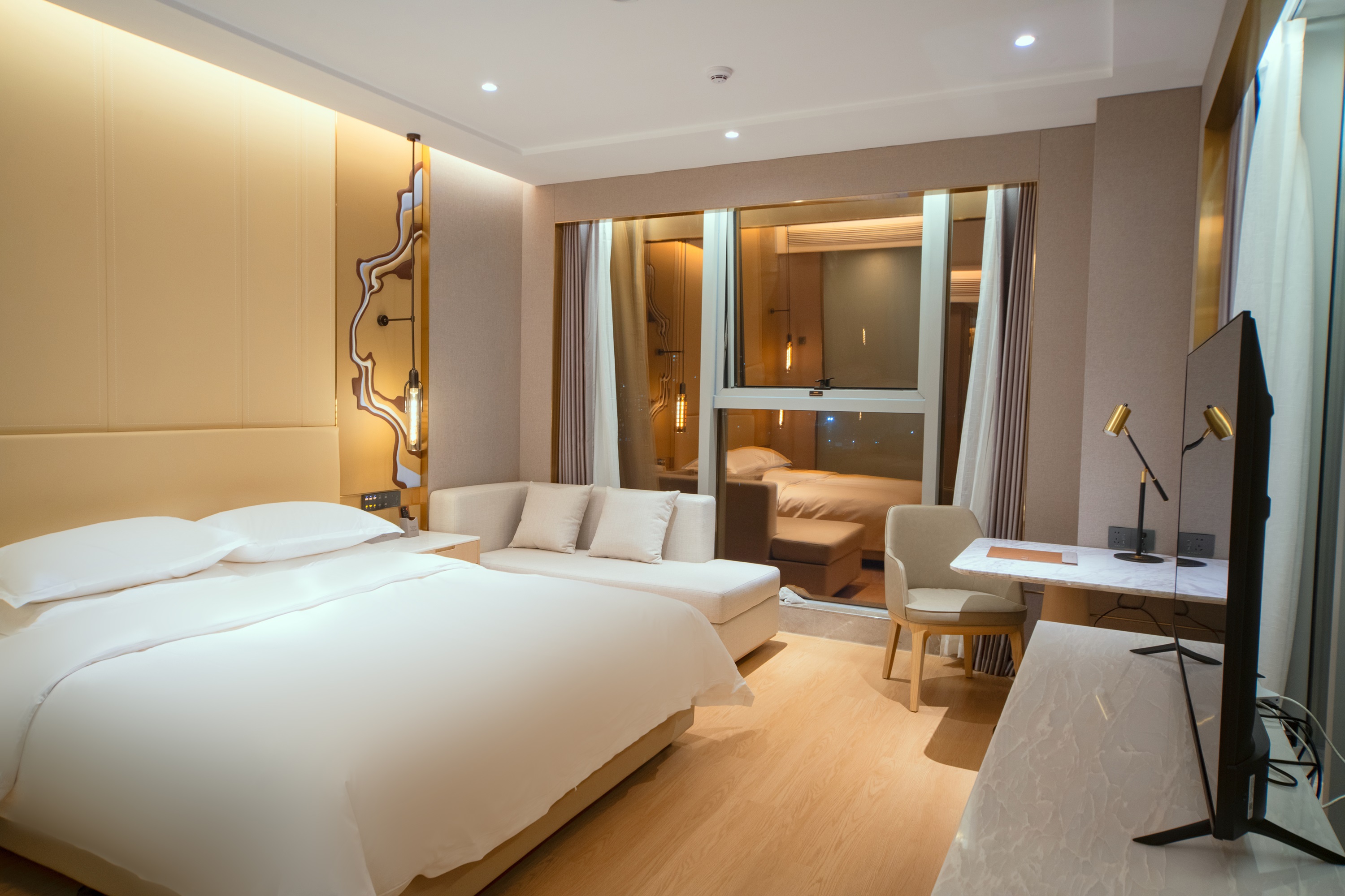 Guest room at the Ramada by Wyndham Zhouning in Ningde, Other than US/Canada