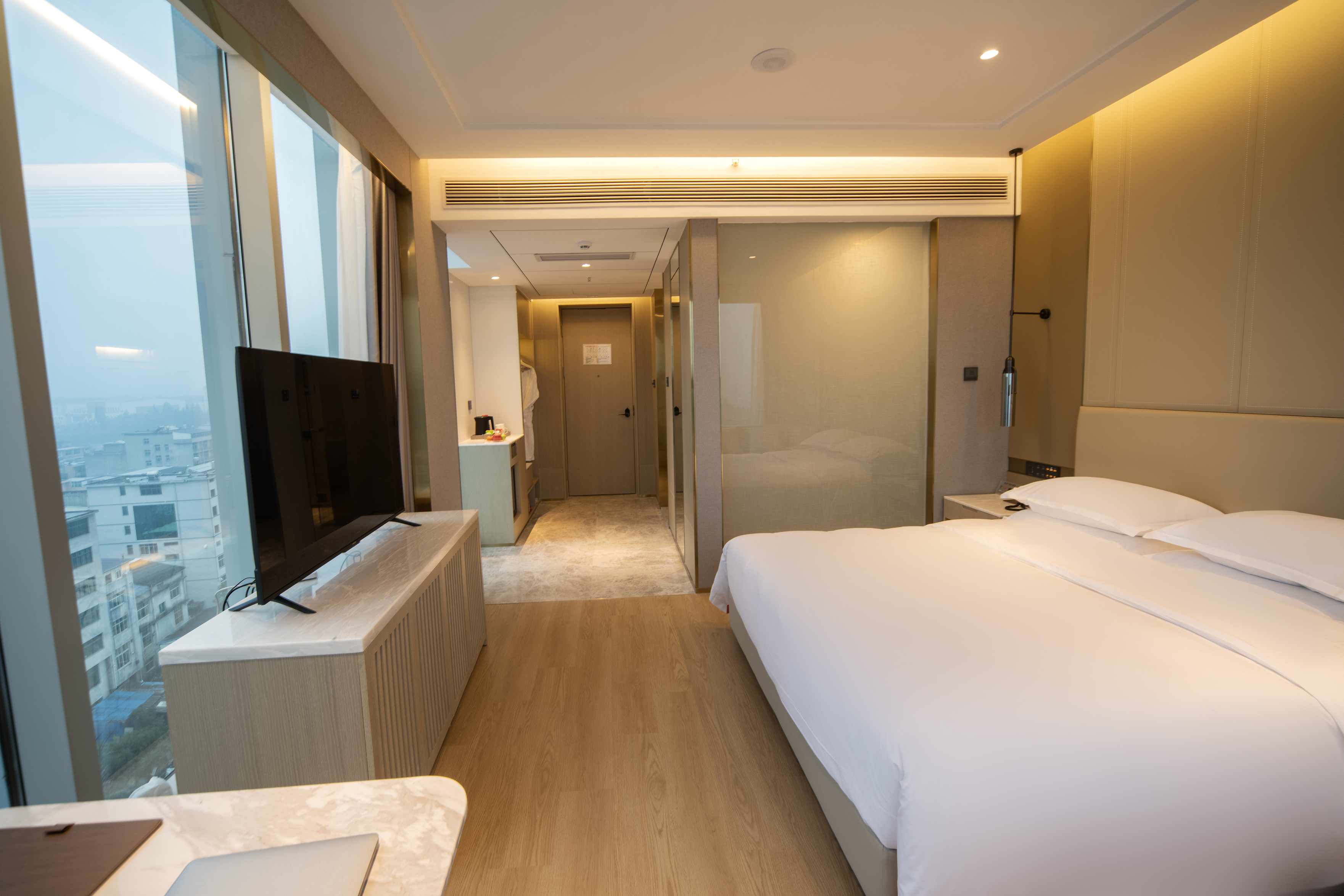 Guest room at the Ramada by Wyndham Zhouning in Ningde, Other than US/Canada