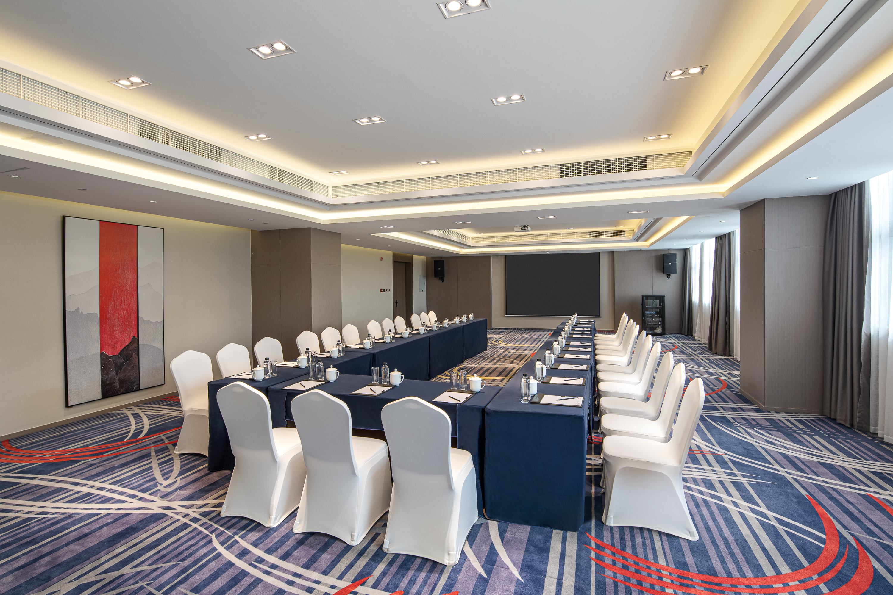 Meeting room at Ramada by Wyndham Pinghu in Pinghu, Other than US/Canada