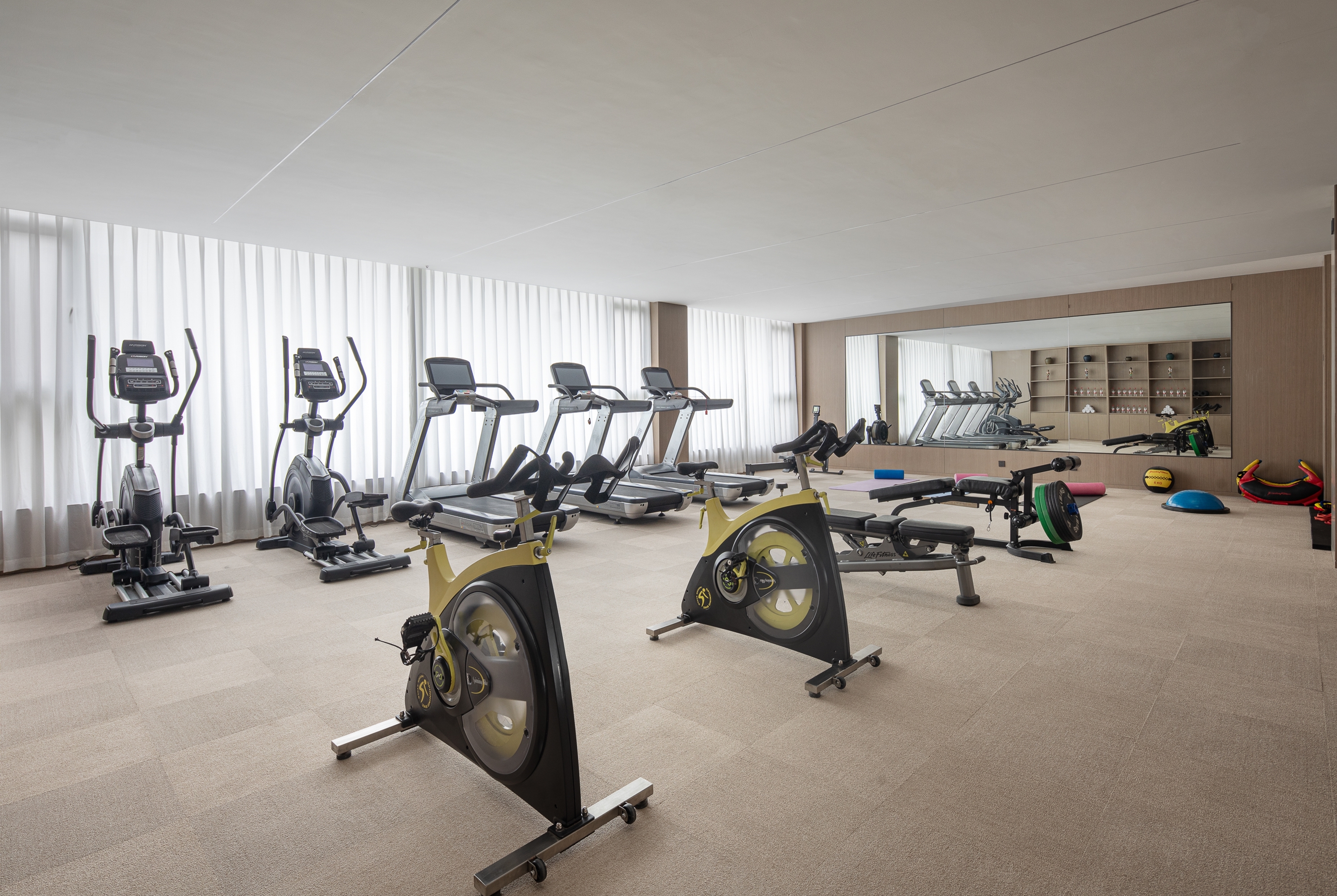 Fitness room at Ramada by Wyndham Qingdao Jiaodong International Airport in Qingdao, Other than US/Canada