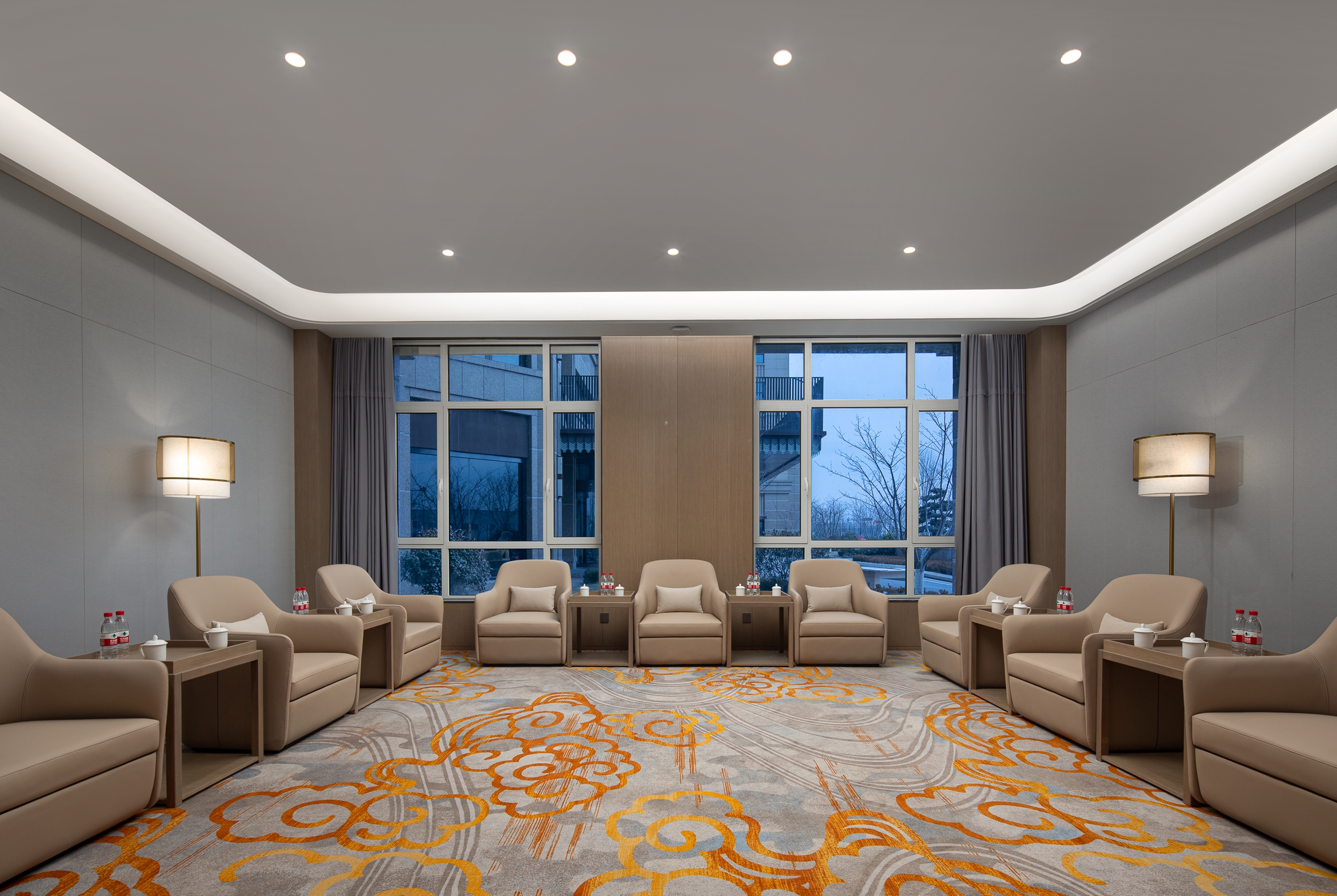 Meeting room at Ramada by Wyndham Qingdao Jiaodong International Airport in Qingdao, Other than US/Canada