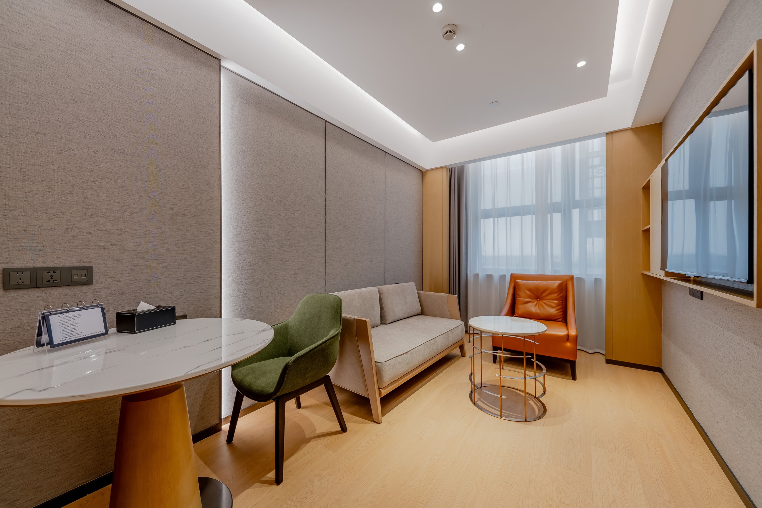 Guest room at the Ramada by Wyndham Shanghai Pudong in Shanghai, Other than US/Canada