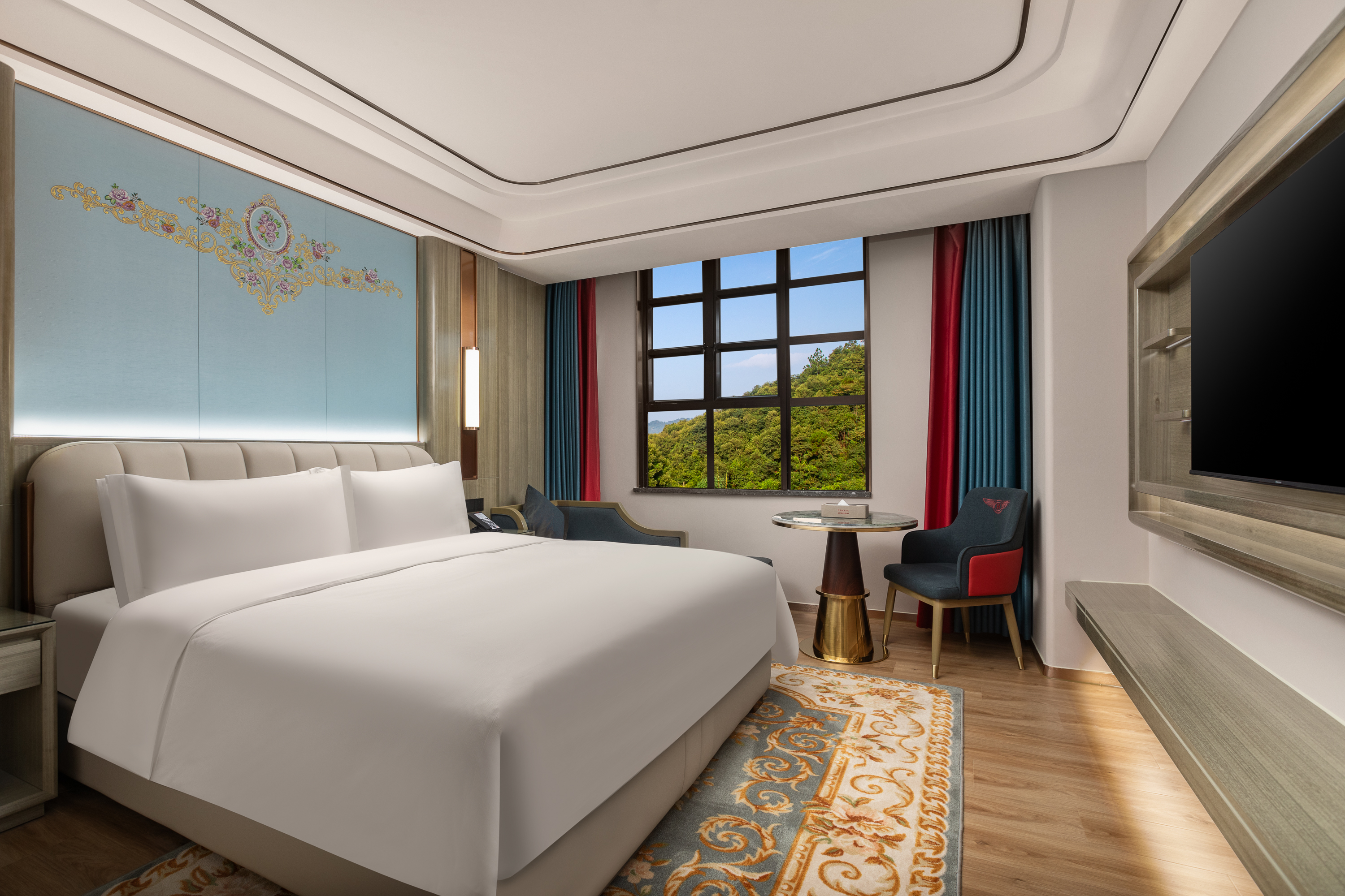 Guest room at the Ramada by Wyndham Shaoguan Danxia Mountain in Shaoguan, Other than US/Canada