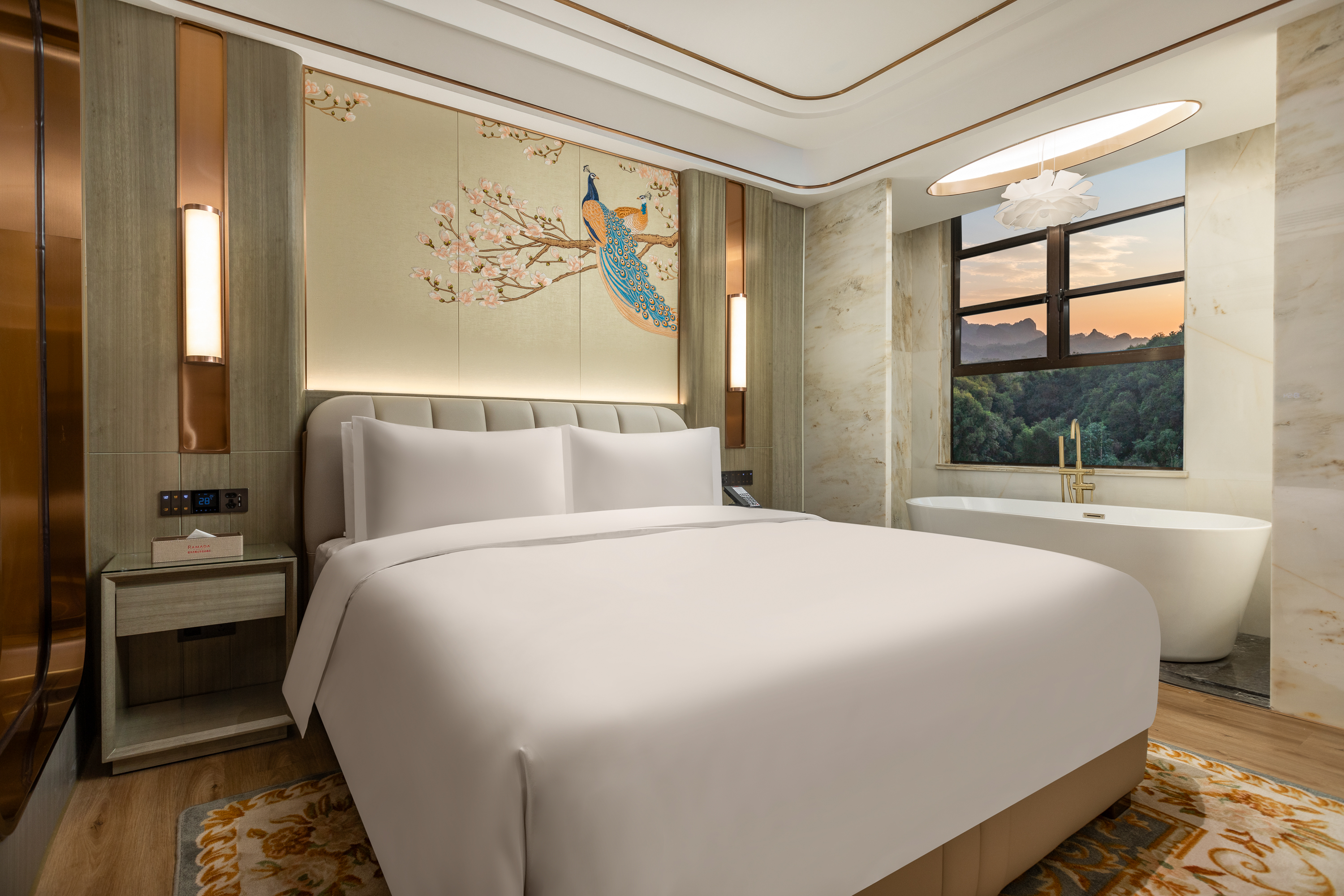 Guest room at the Ramada by Wyndham Shaoguan Danxia Mountain in Shaoguan, Other than US/Canada